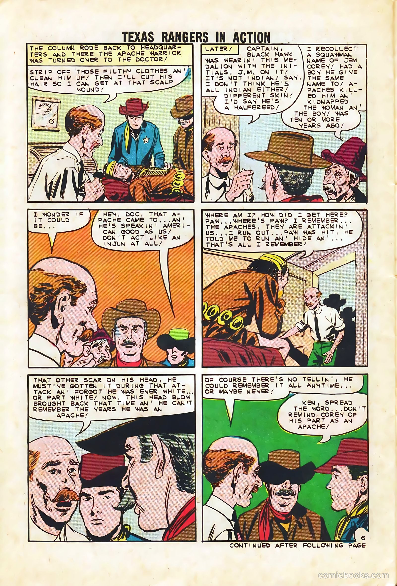 Texas Rangers in Action #40 — page 30 of 36