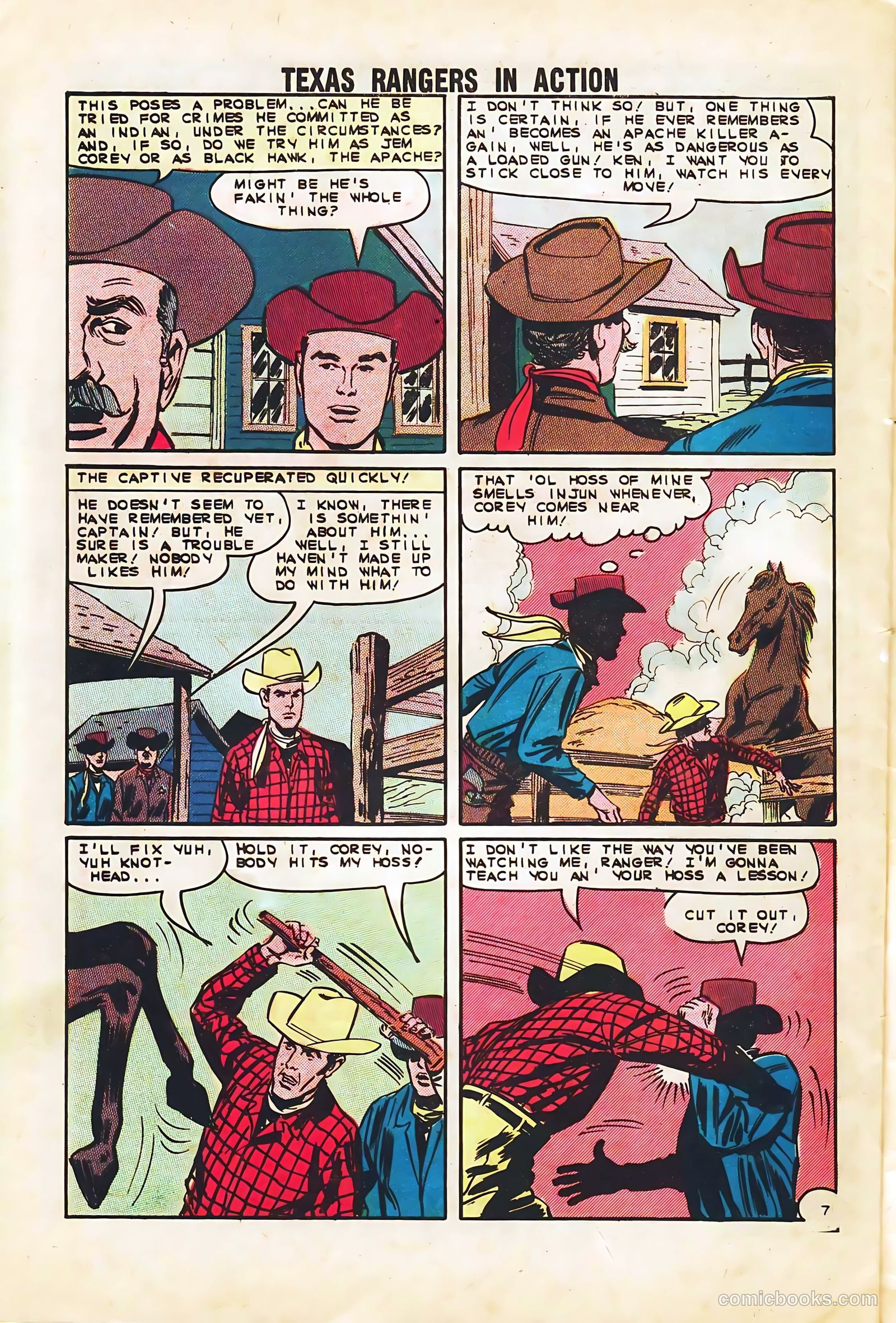 Texas Rangers in Action #40 — page 32 of 36