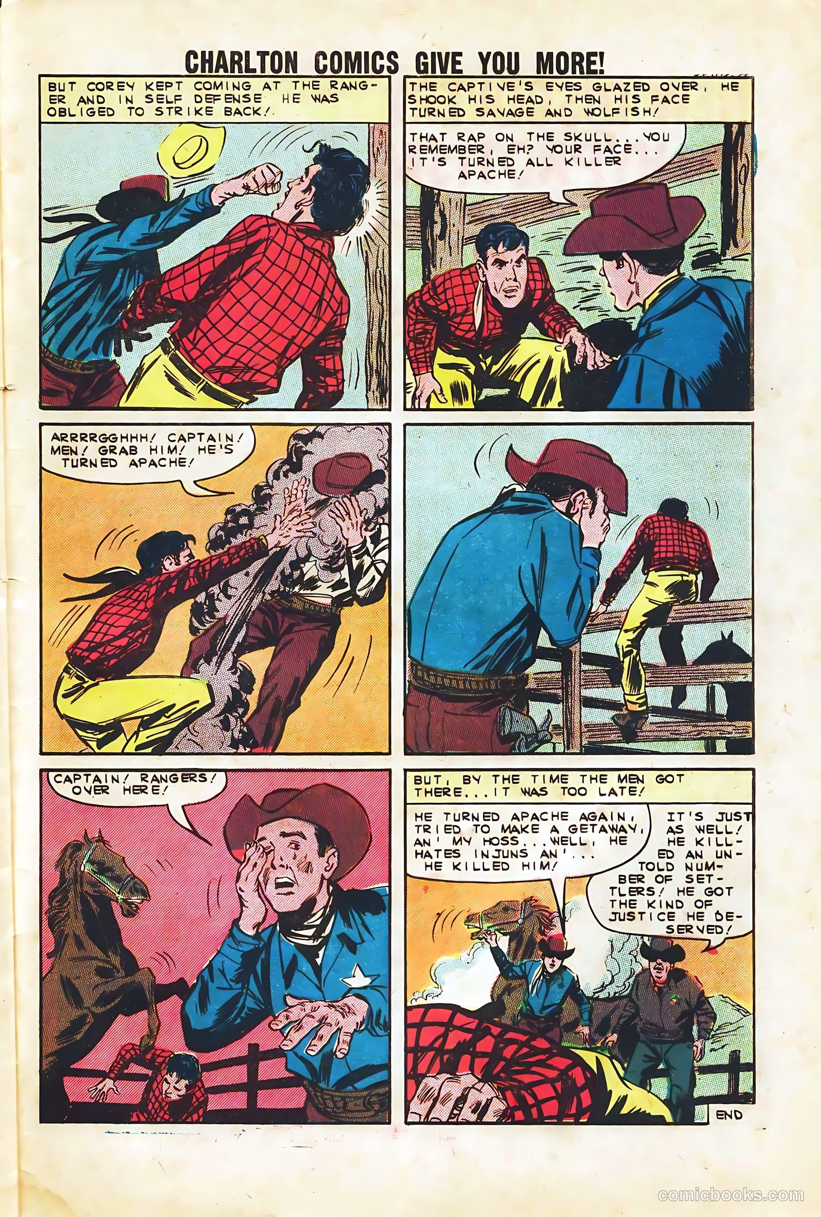 Texas Rangers in Action #40 — page 33 of 36