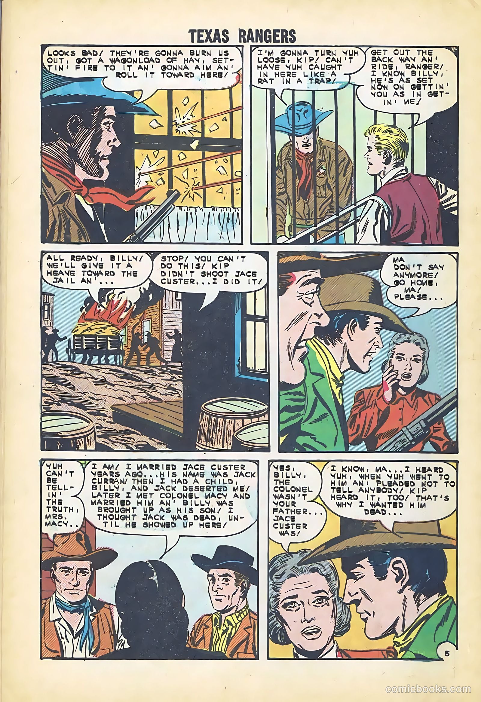 Texas Rangers in Action #42 — page 32 of 36