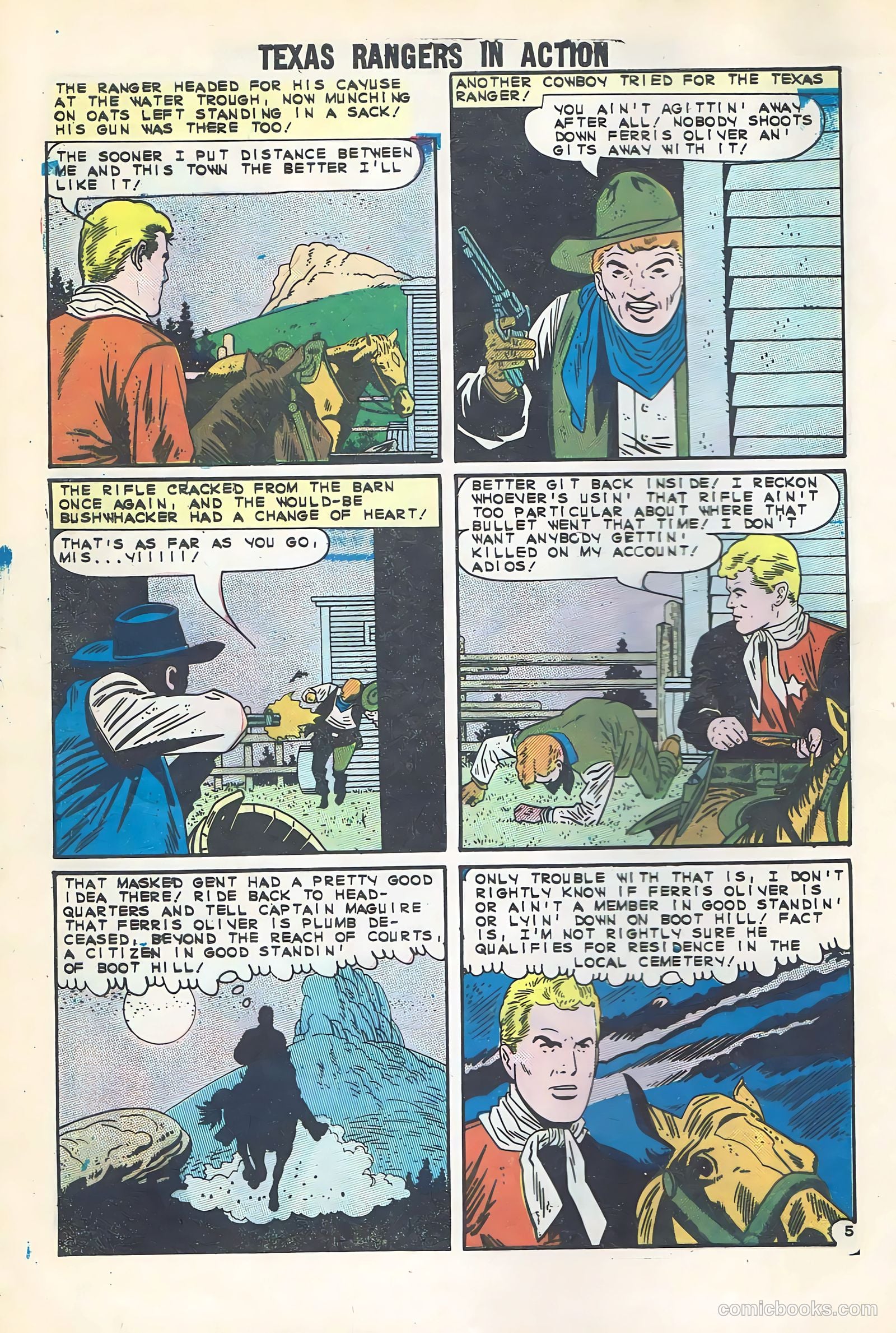 Texas Rangers in Action #43 — page 8 of 36