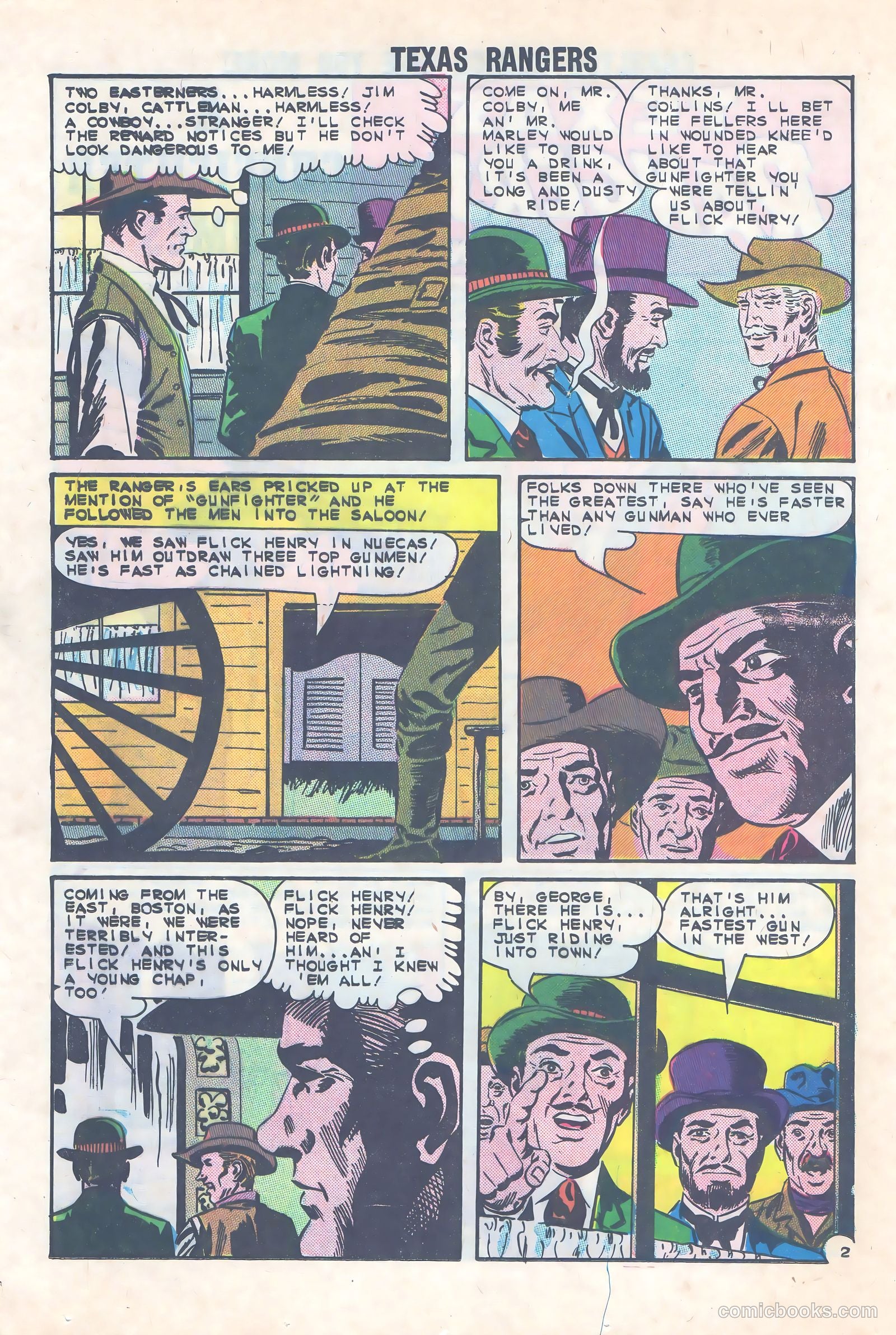 Texas Rangers in Action #44 — page 20 of 36