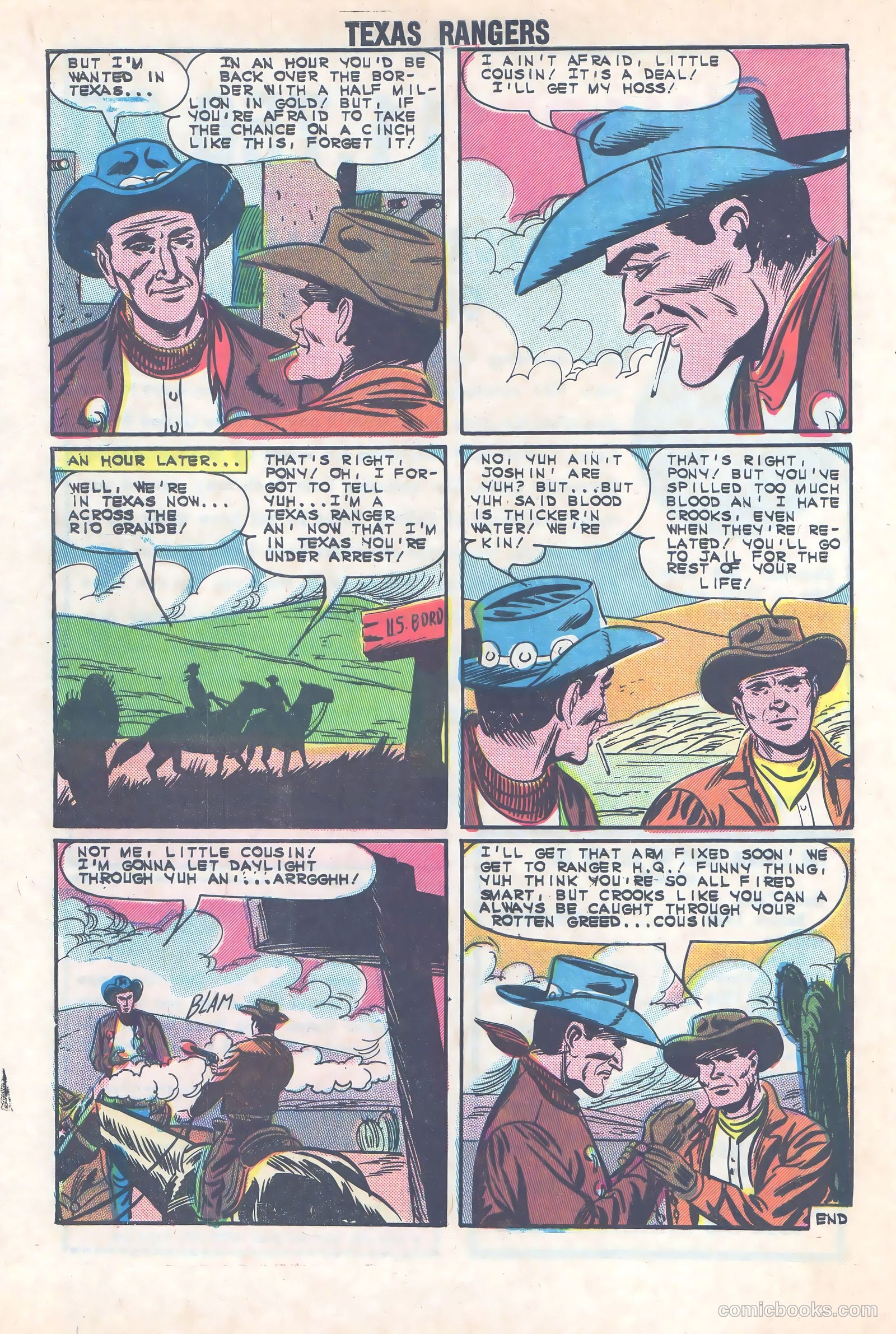 Texas Rangers in Action #44 — page 32 of 36