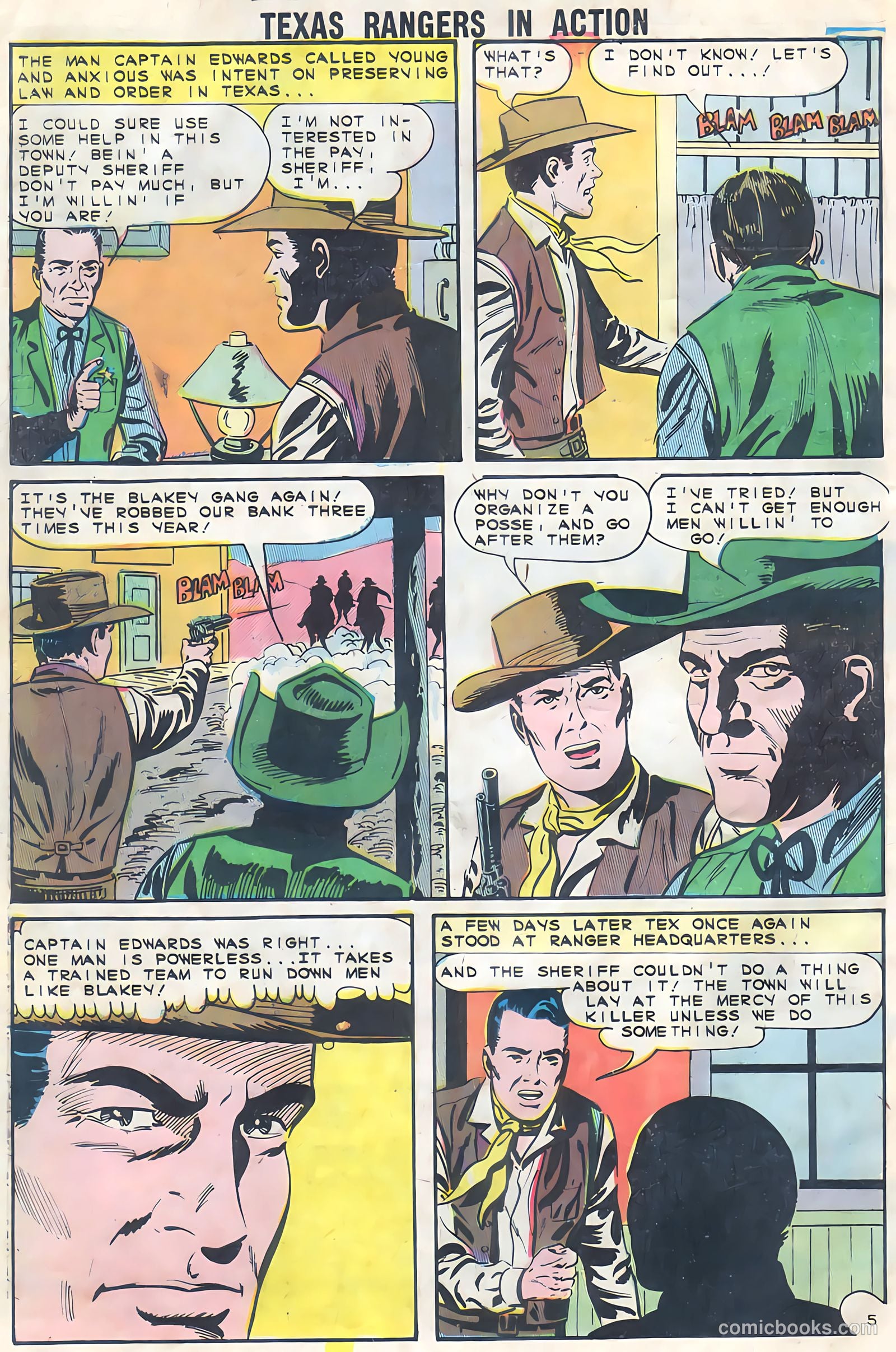 Texas Rangers in Action #45 — page 32 of 36