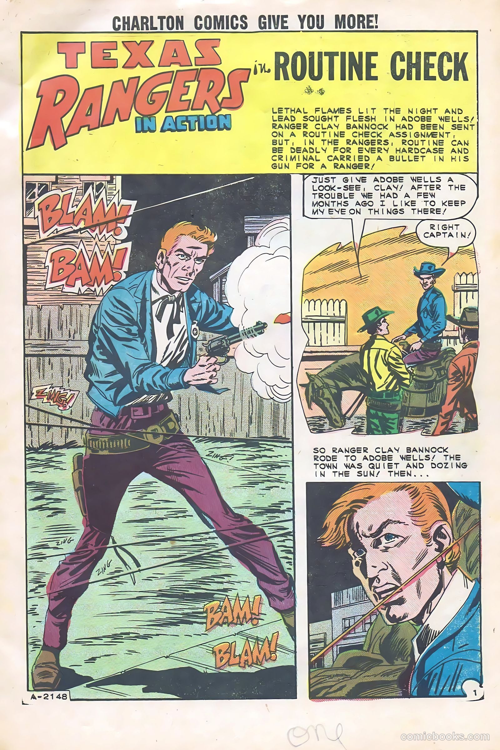 Texas Rangers in Action #46 — page 3 of 36