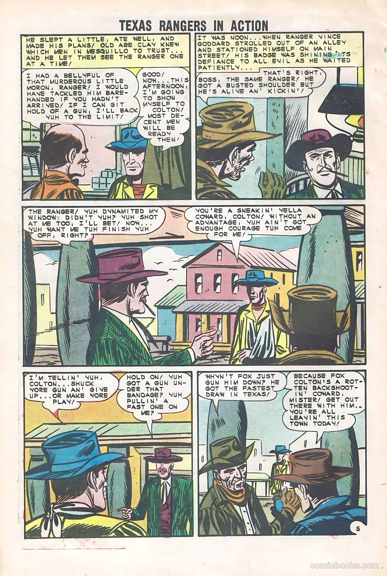 Texas Rangers in Action #46 — page 32 of 36