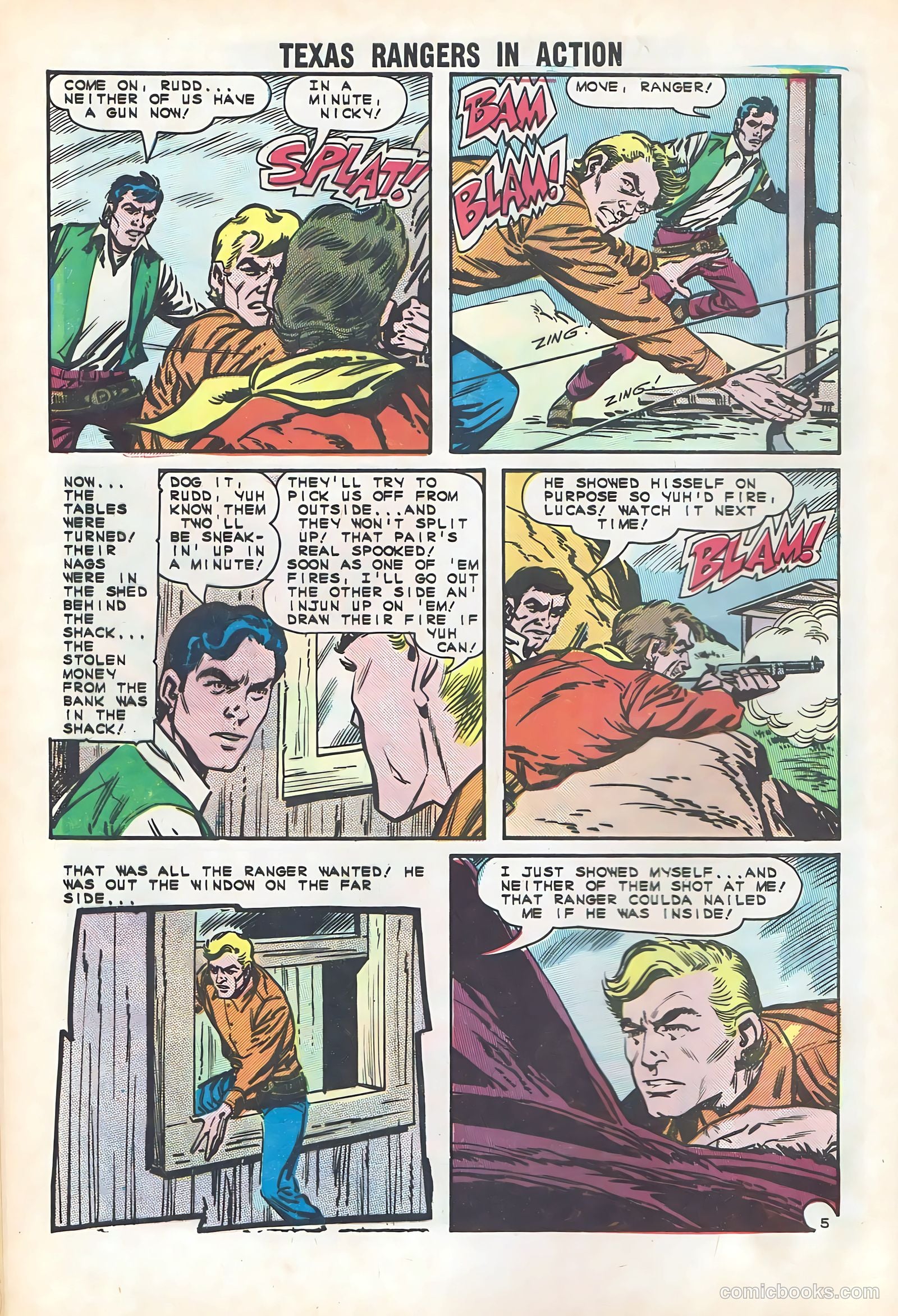 Texas Rangers in Action #47 — page 8 of 36
