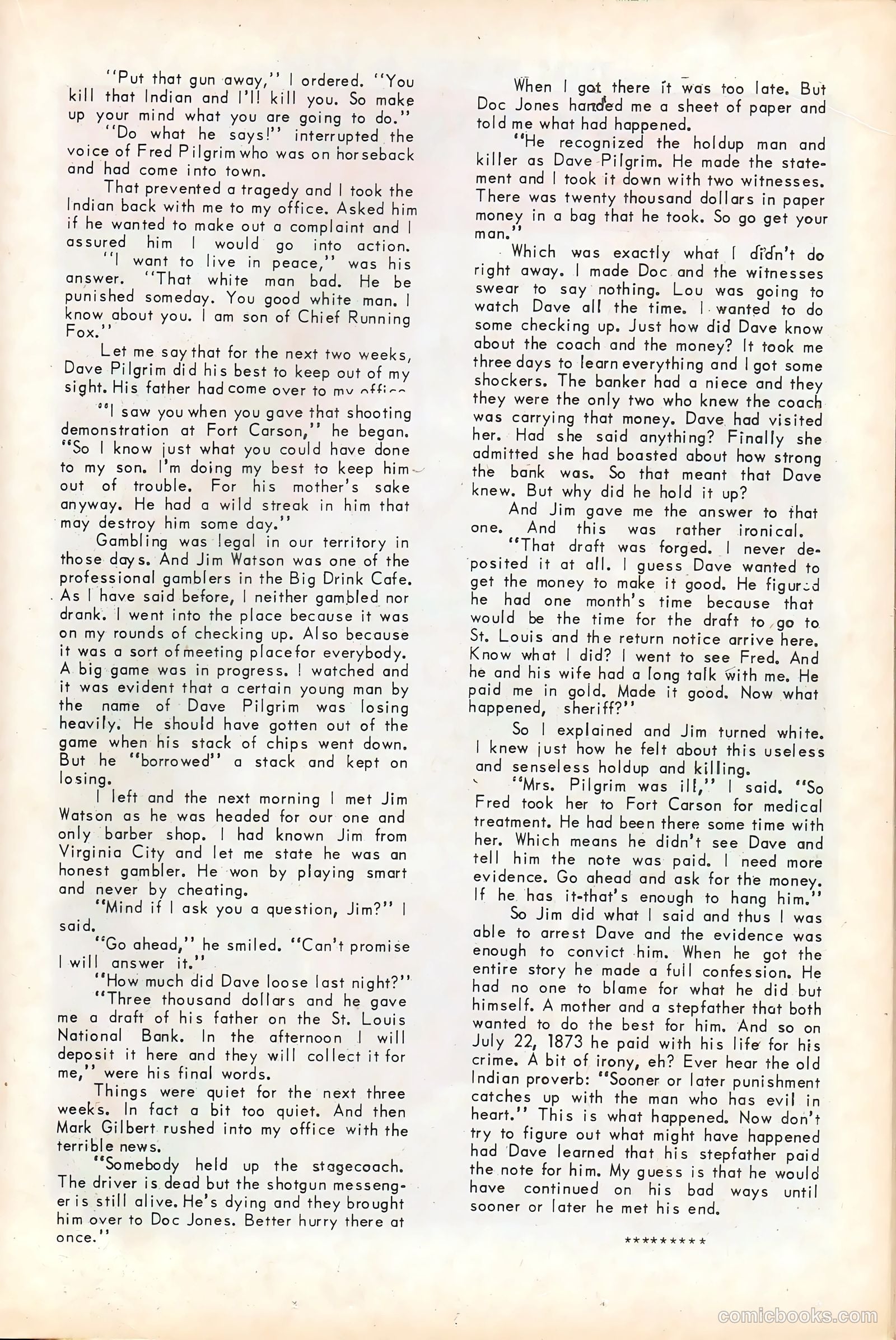 Texas Rangers in Action #47 — page 19 of 36