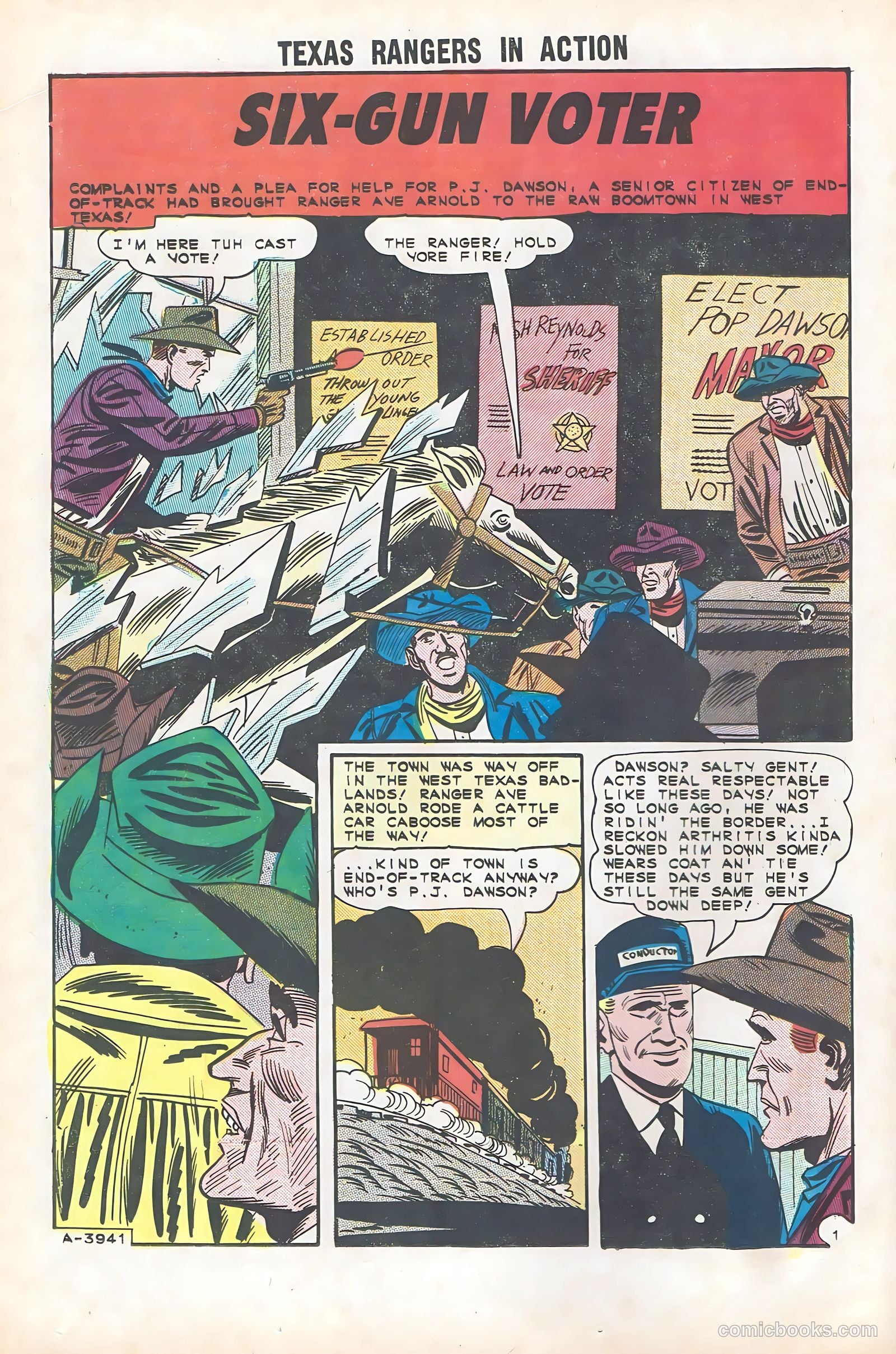 Texas Rangers in Action #47 — page 20 of 36