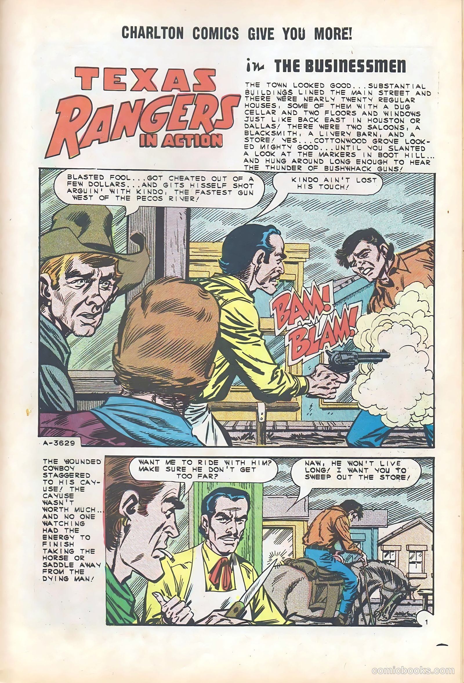 Texas Rangers in Action #47 — page 27 of 36