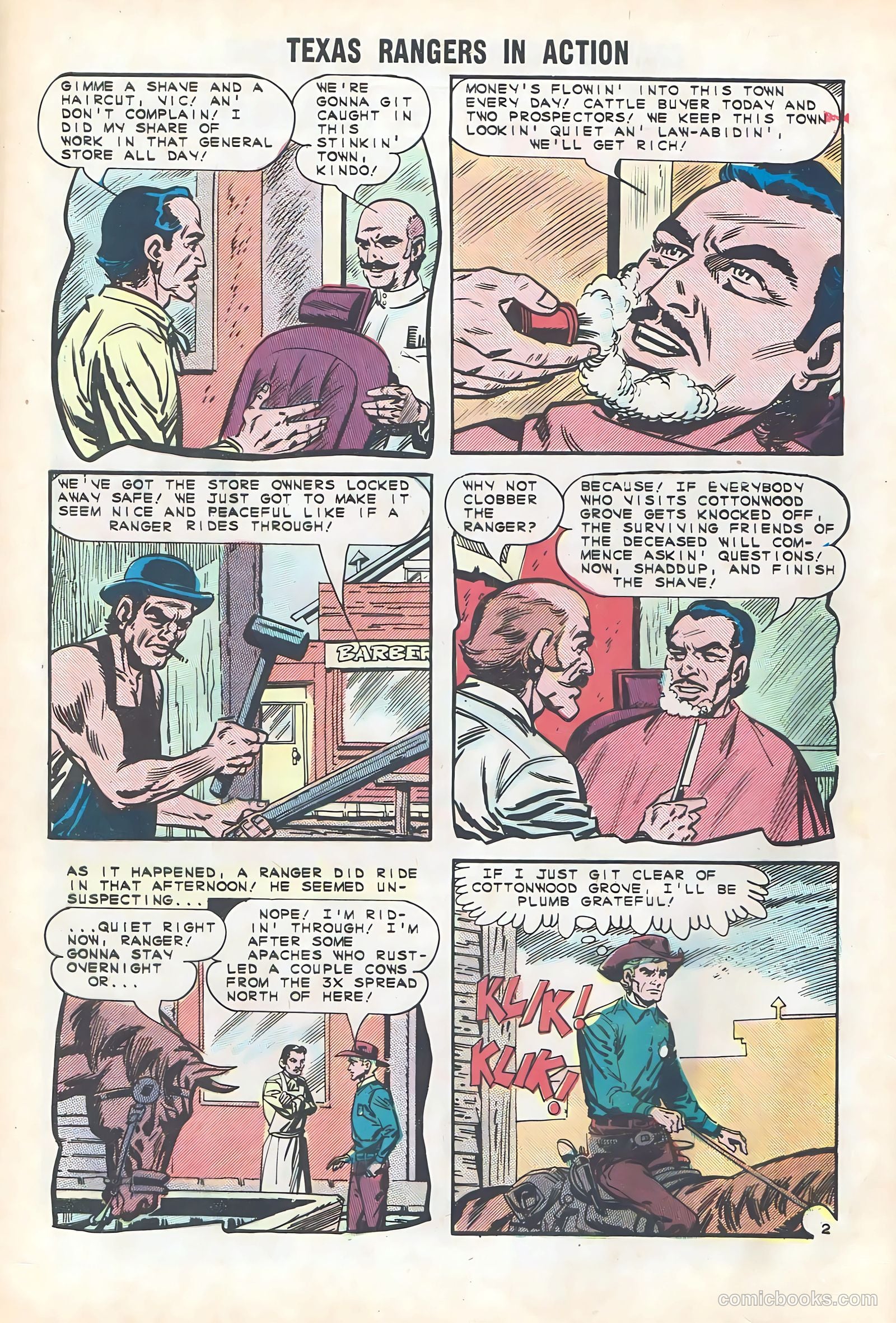 Texas Rangers in Action #47 — page 28 of 36