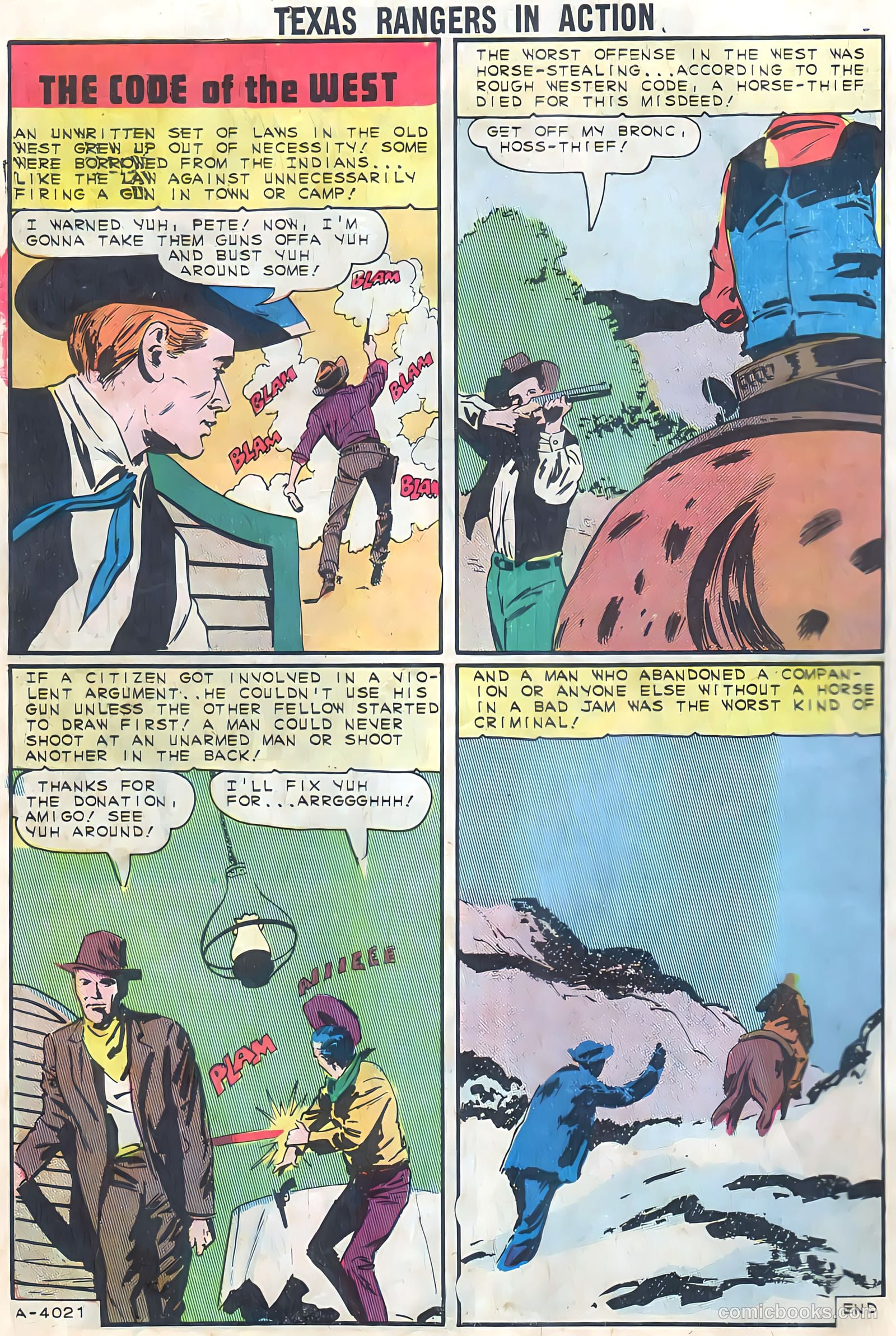 Texas Rangers in Action #48 — page 10 of 36