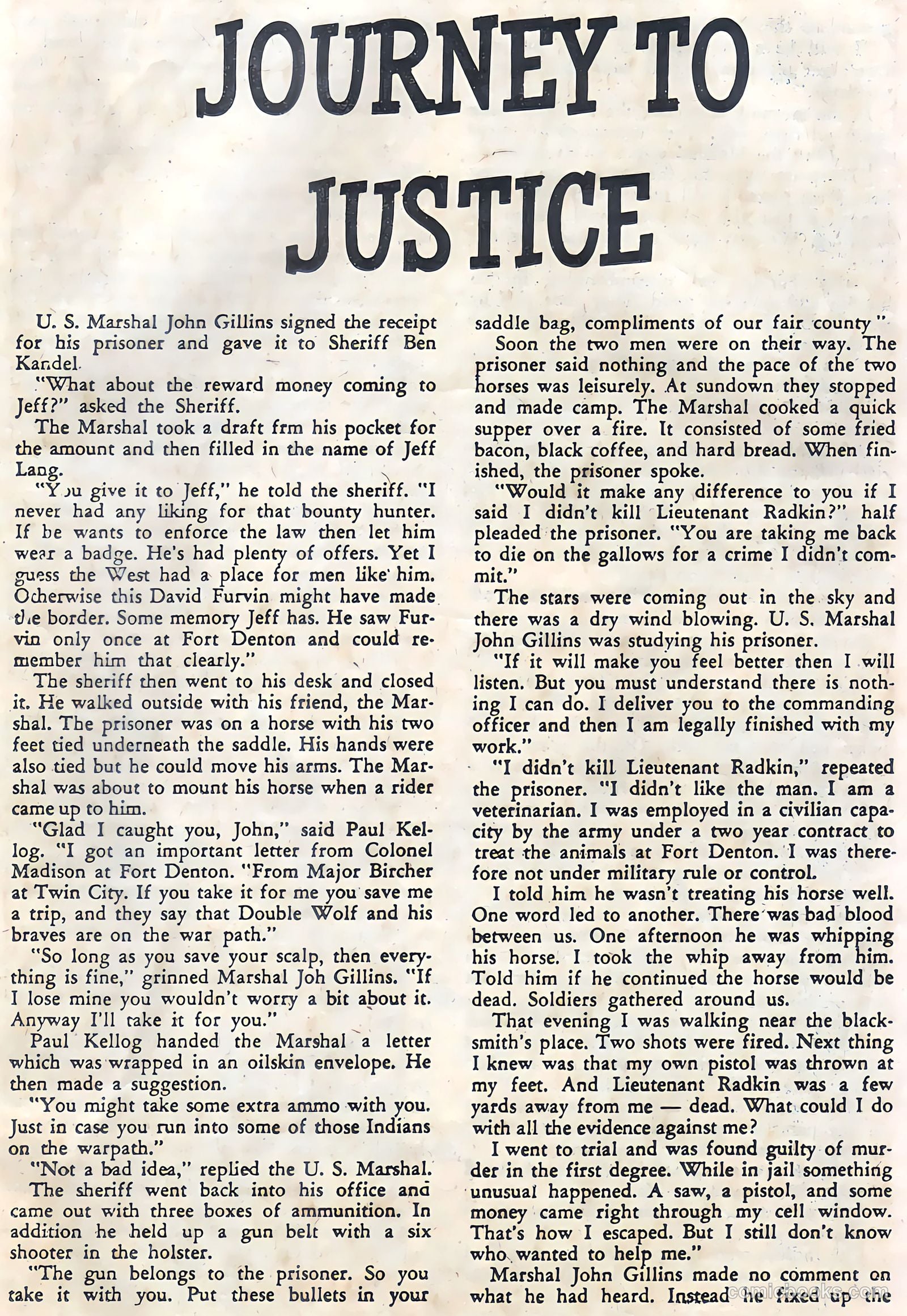 Texas Rangers in Action #48 — page 17 of 36