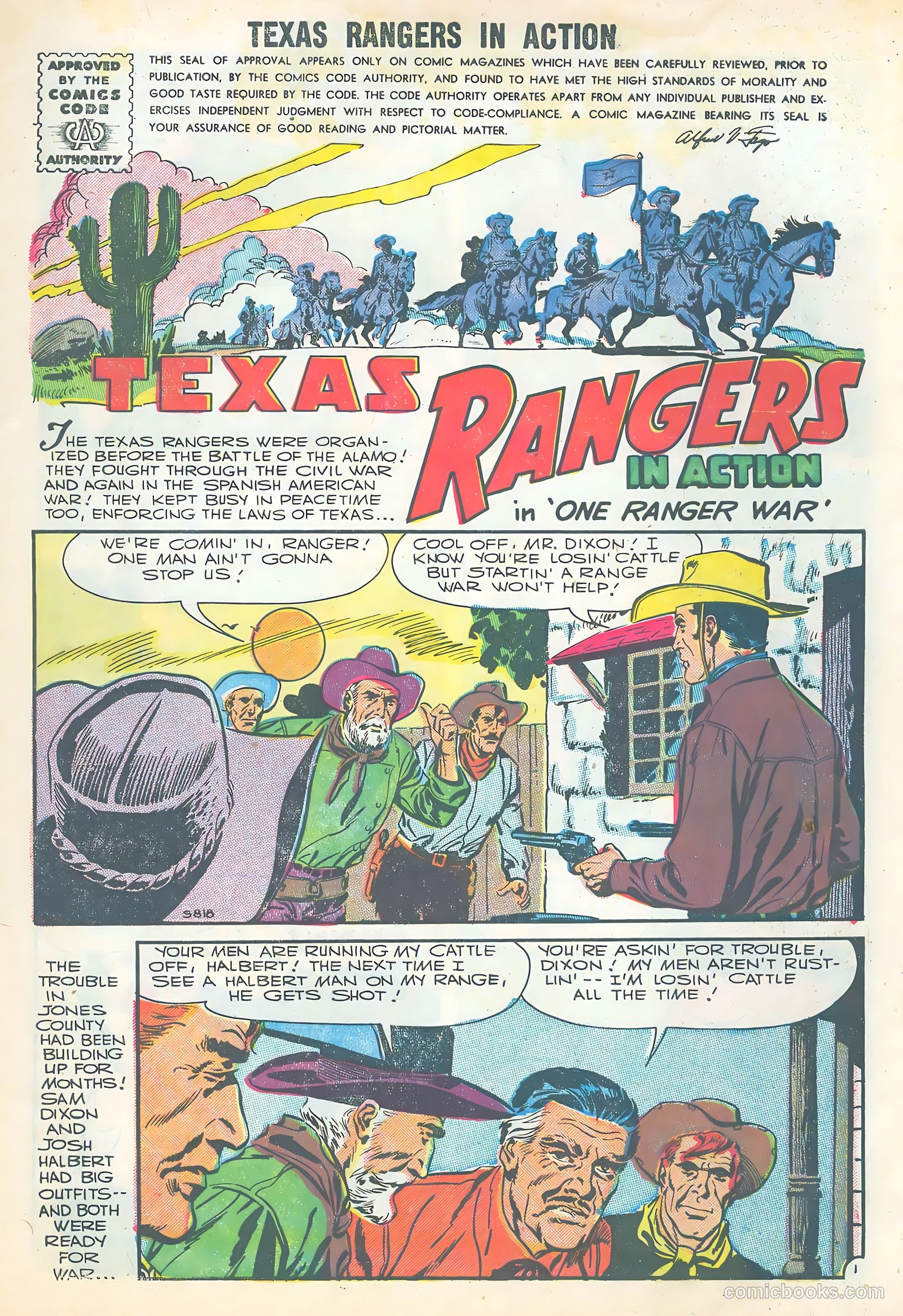 Texas Rangers in Action #5 — page 3 of 36