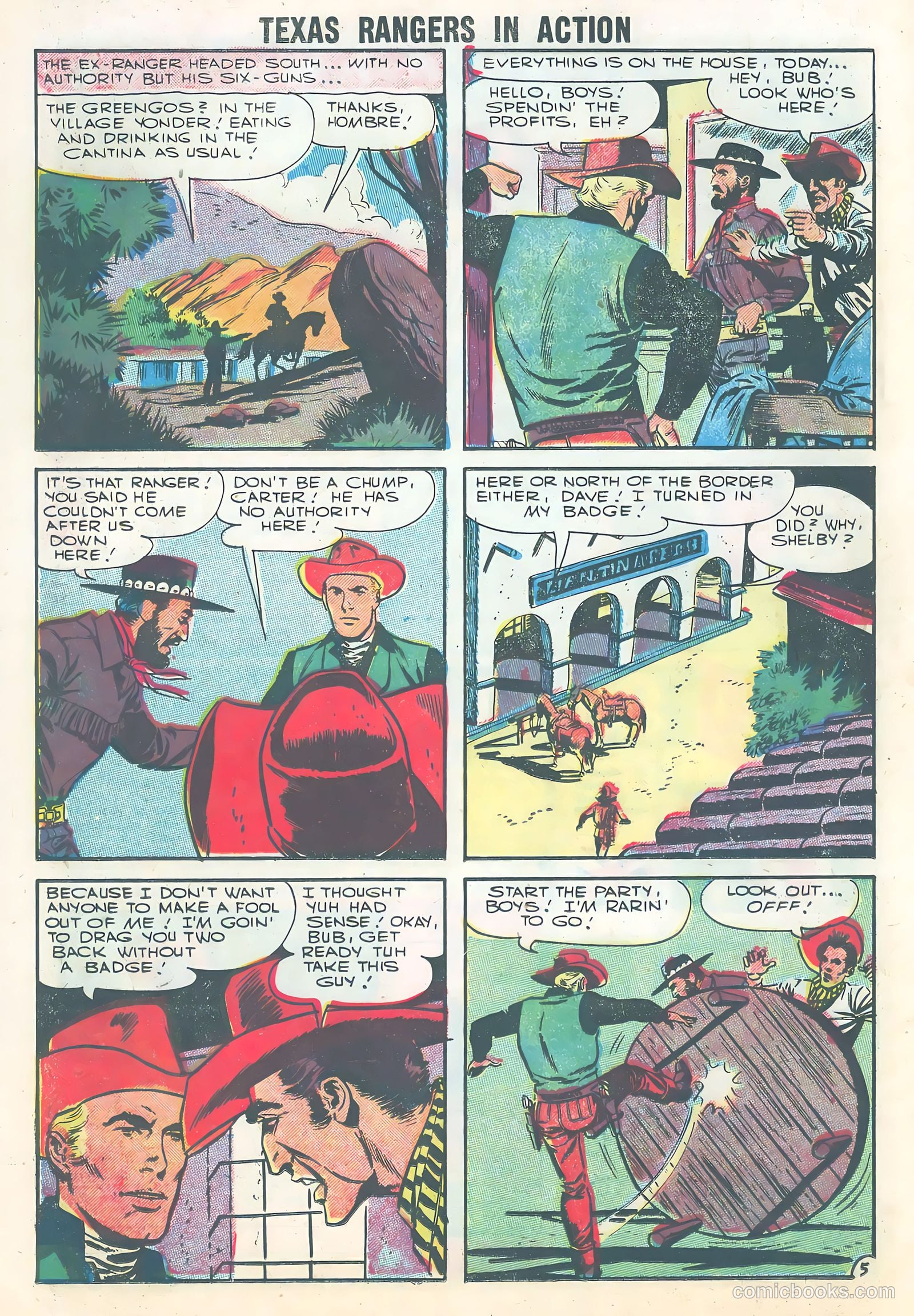 Texas Rangers in Action #5 — page 16 of 36