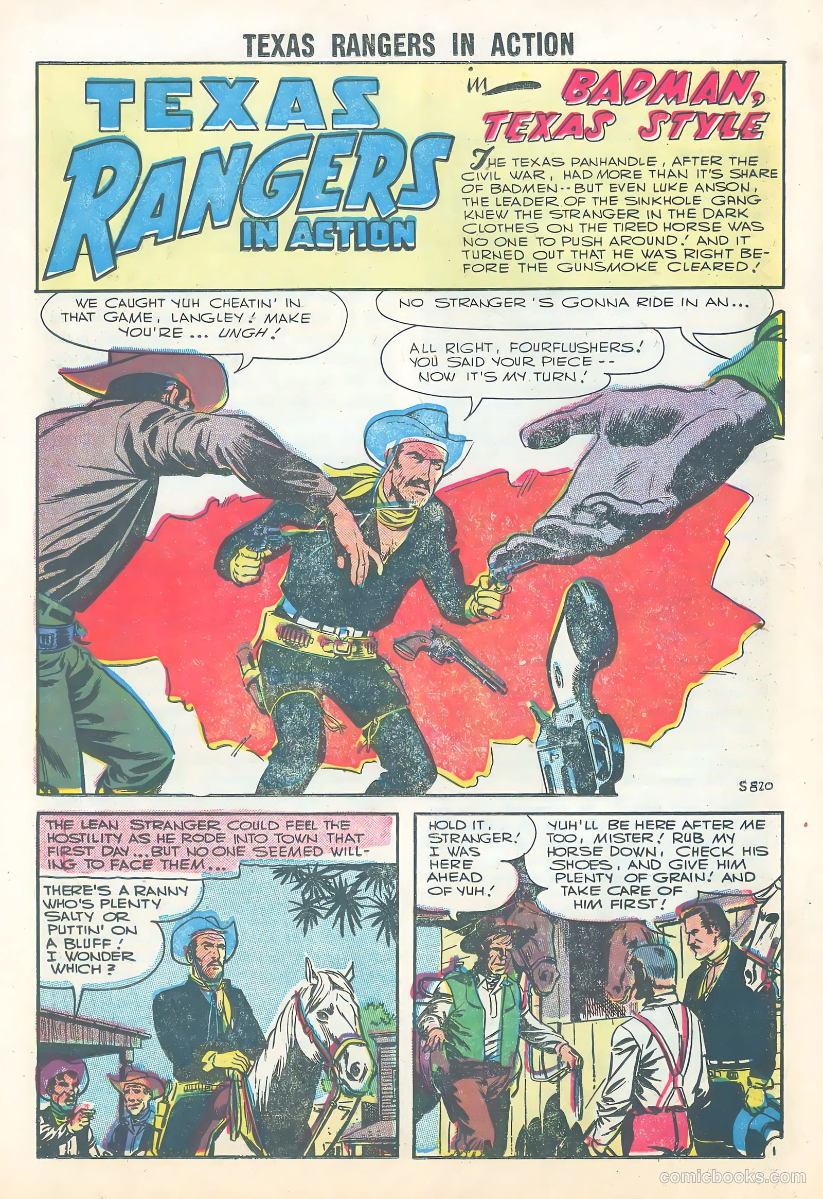 Texas Rangers in Action #5 — page 20 of 36