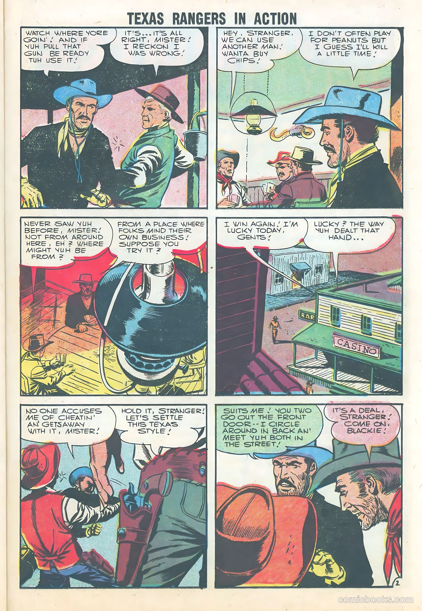 Texas Rangers in Action #5 — page 21 of 36