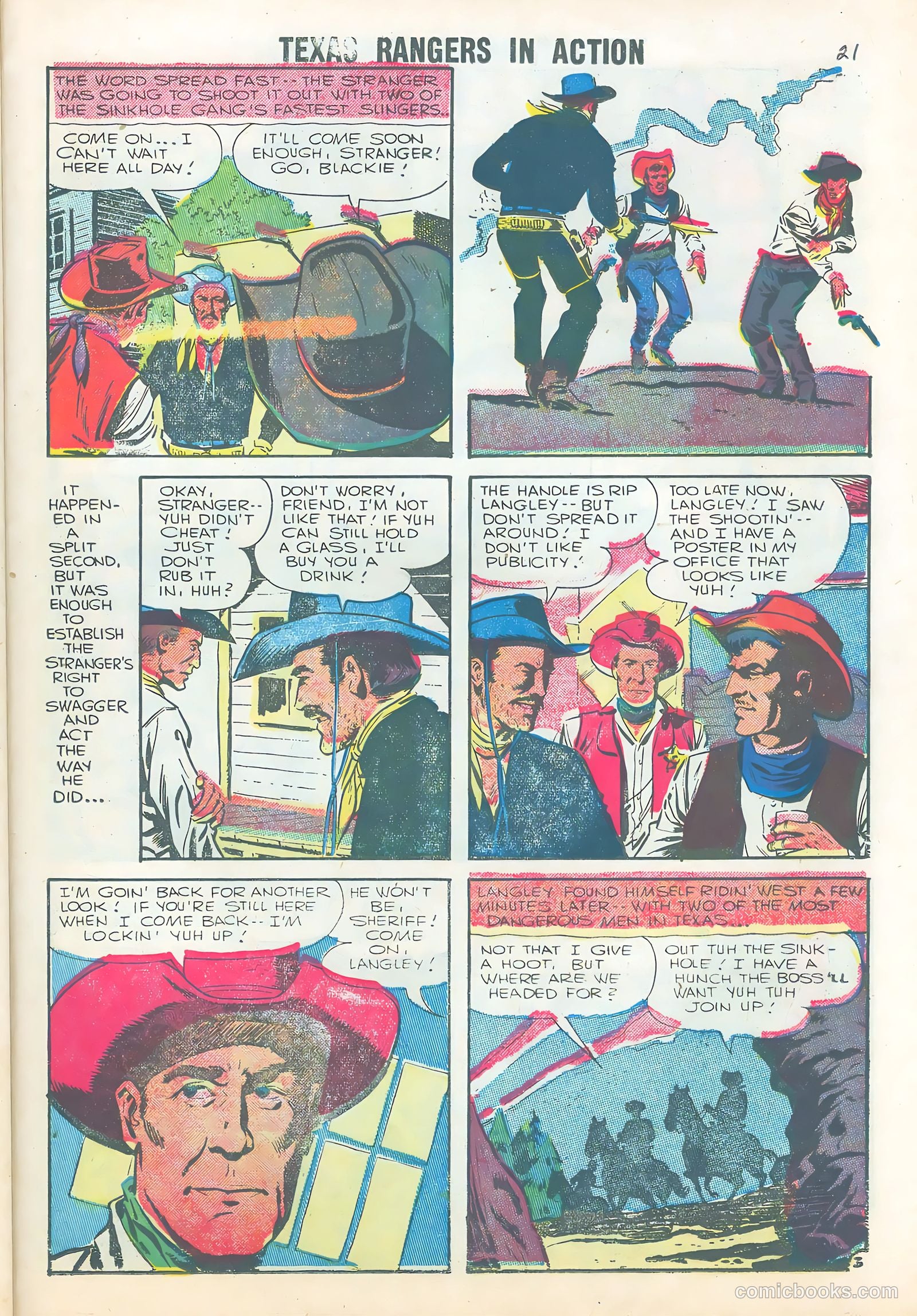Texas Rangers in Action #5 — page 23 of 36