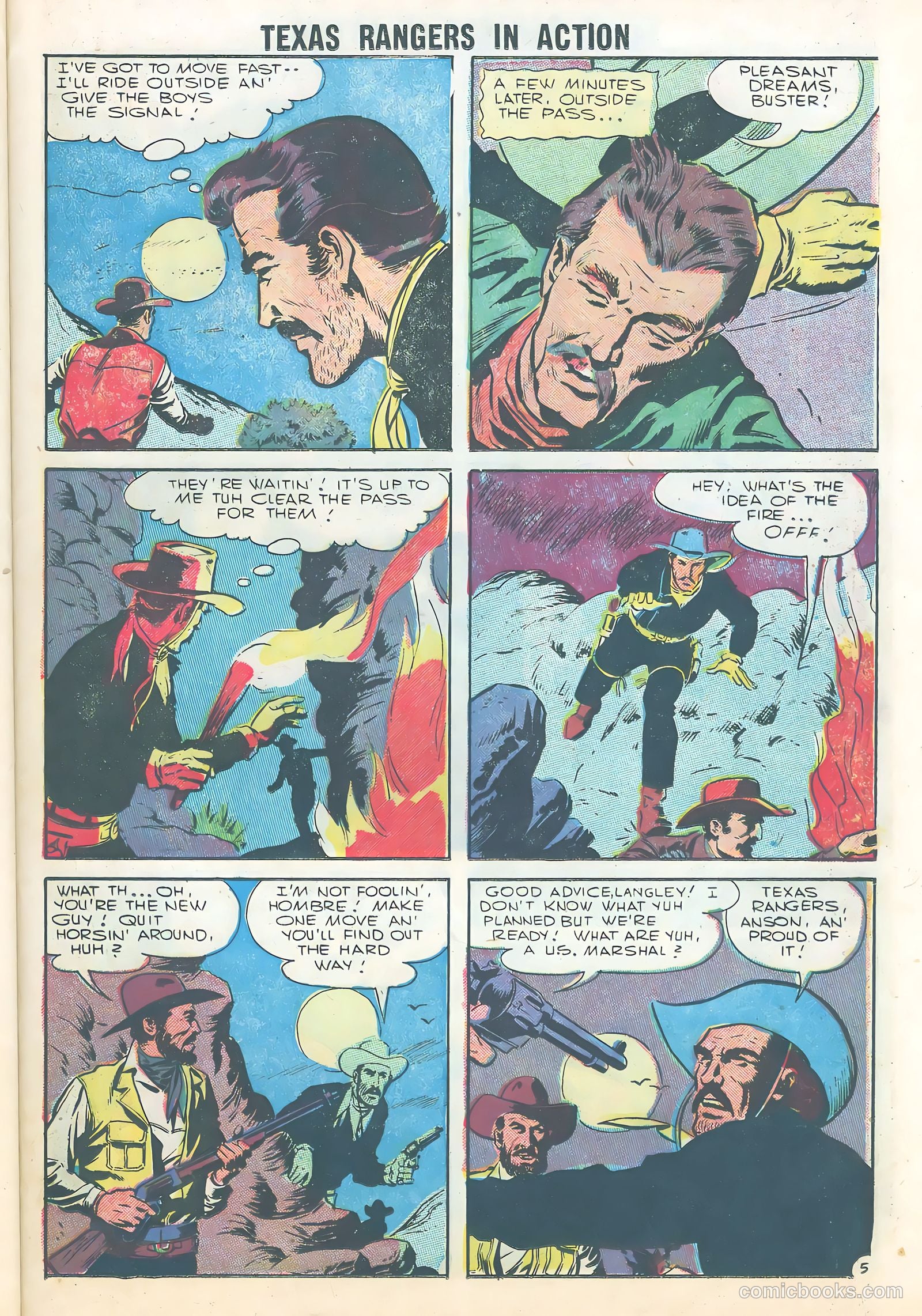 Texas Rangers in Action #5 — page 25 of 36