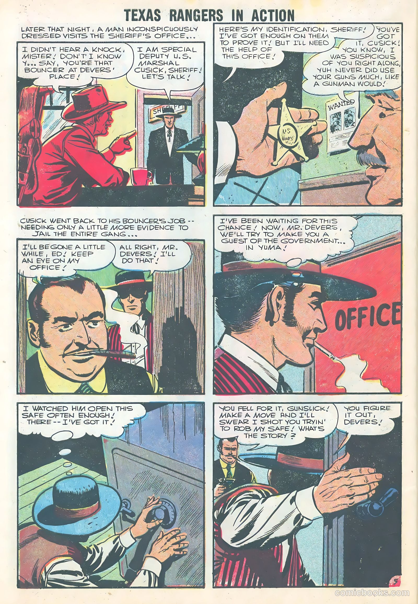Texas Rangers in Action #5 — page 32 of 36