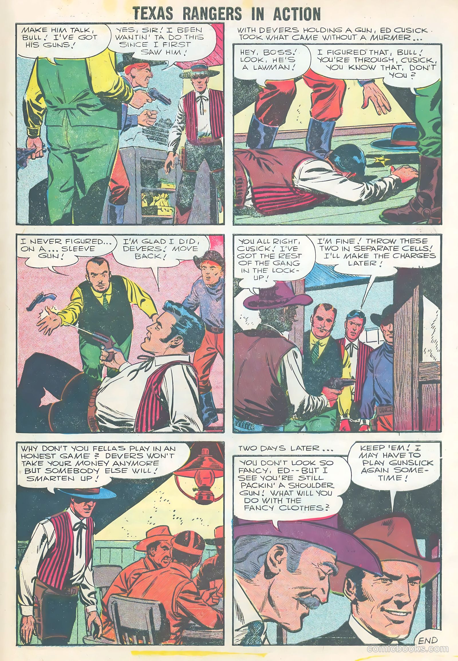 Texas Rangers in Action #5 — page 33 of 36