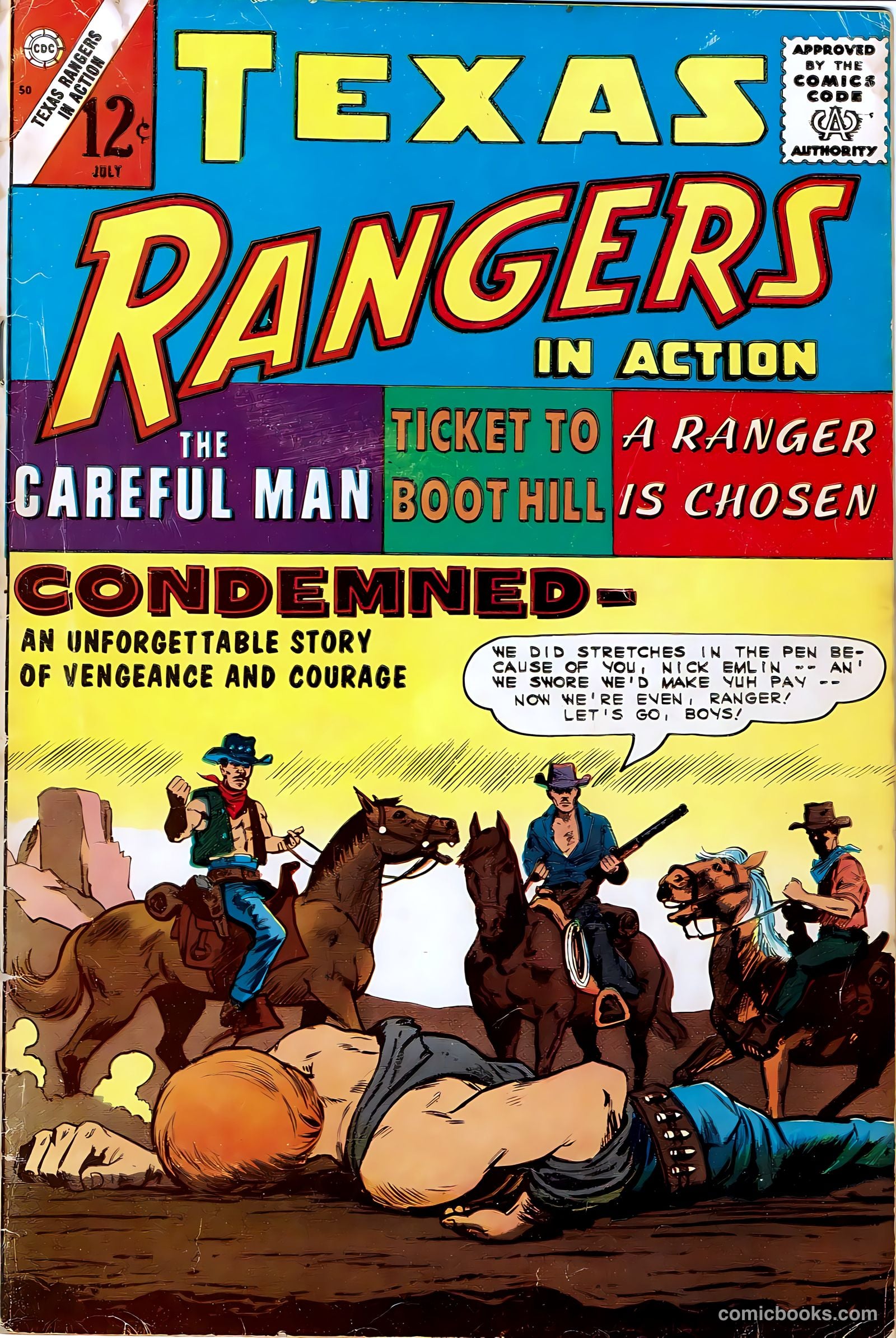 Texas Rangers in Action #50 — page 1 of 36