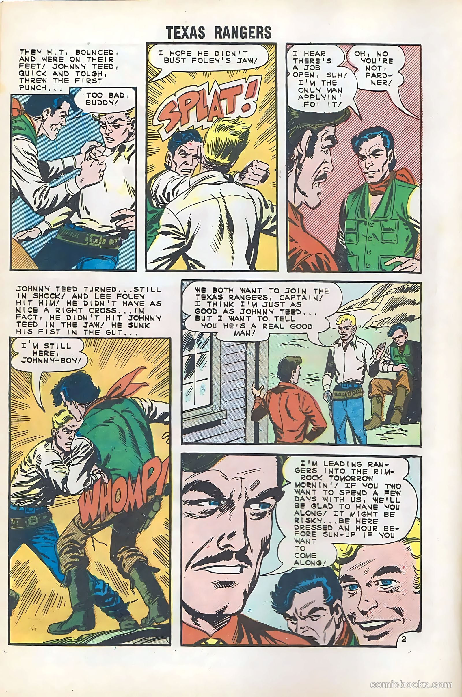 Texas Rangers in Action #50 — page 4 of 36