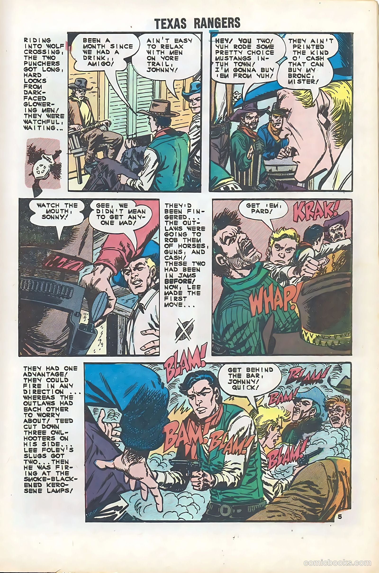 Texas Rangers in Action #50 — page 9 of 36