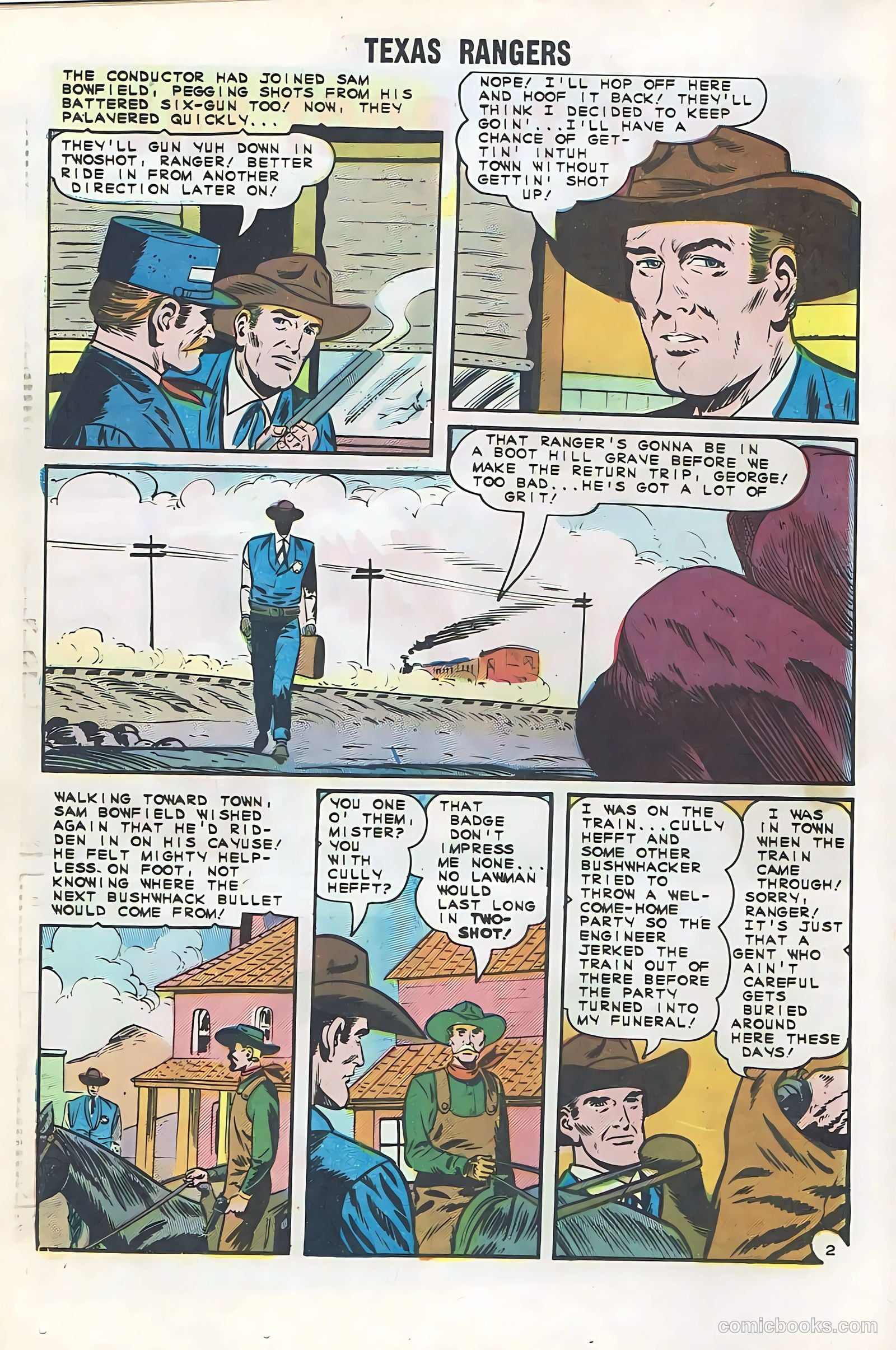 Texas Rangers in Action #50 — page 20 of 36
