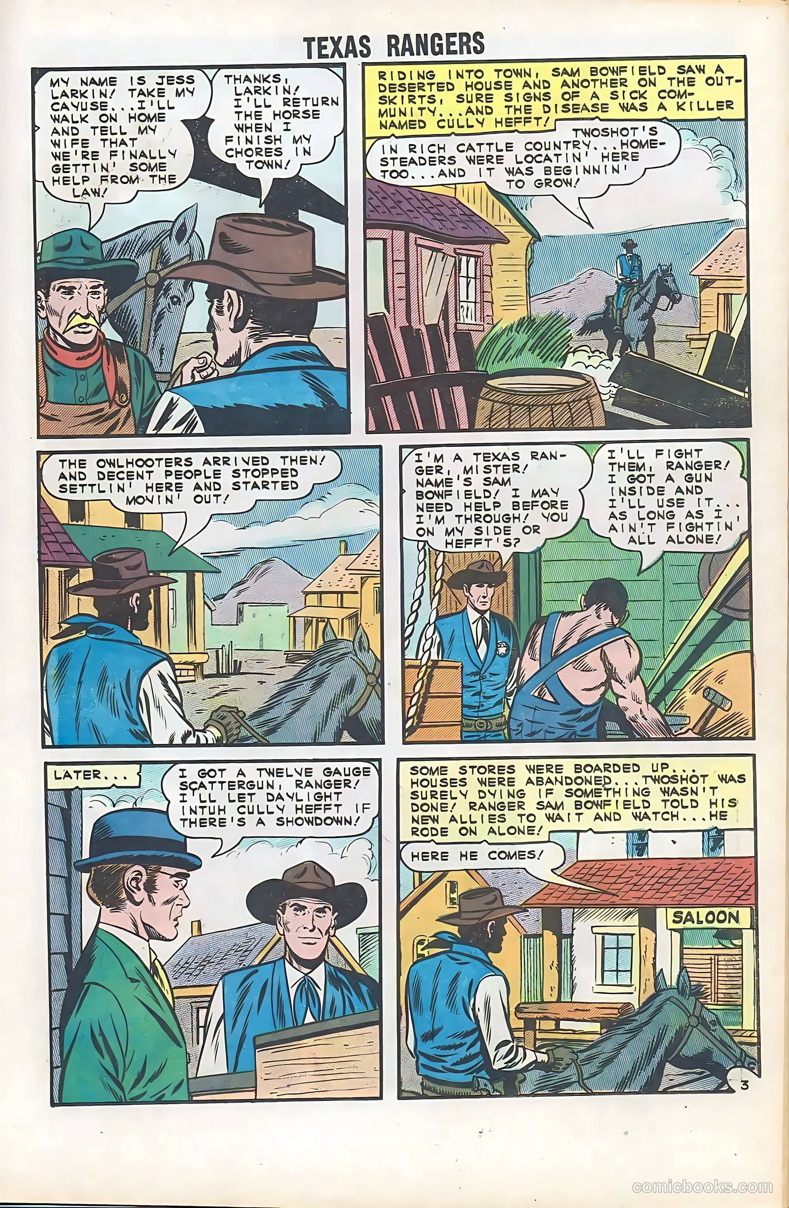 Texas Rangers in Action #50 — page 21 of 36