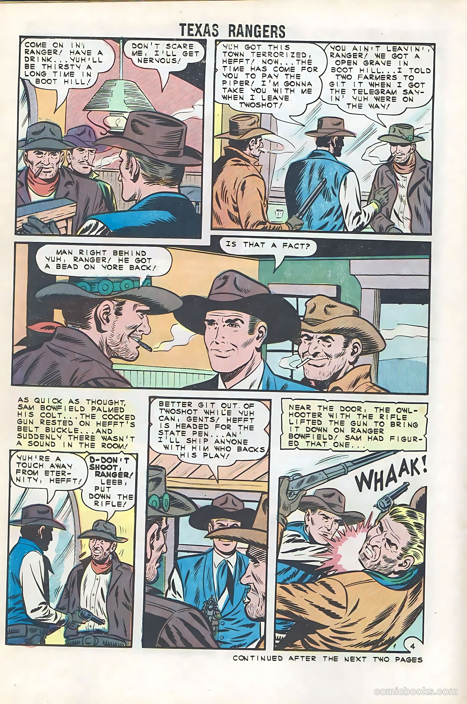 Texas Rangers in Action #50 — page 22 of 36