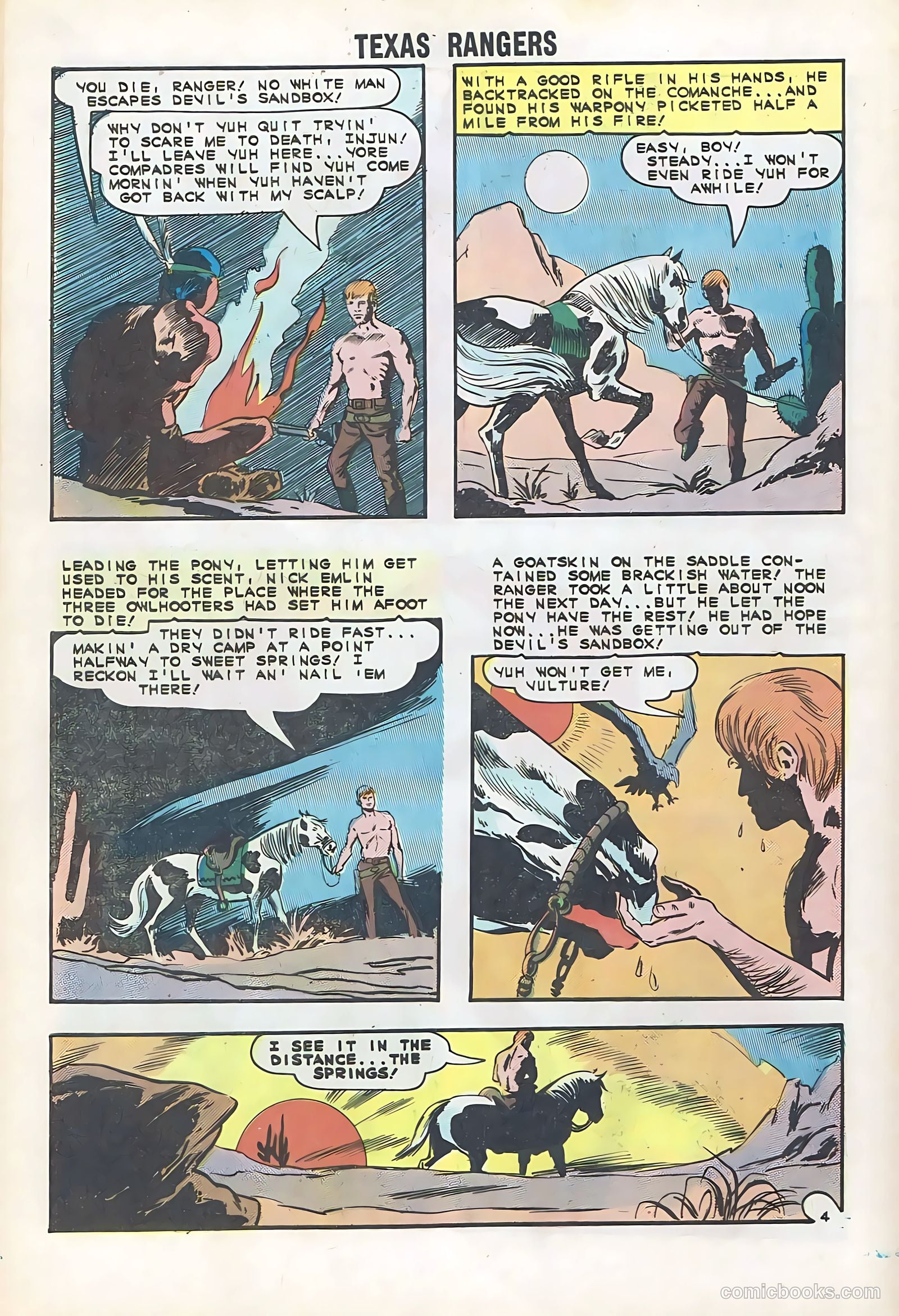Texas Rangers in Action #50 — page 32 of 36