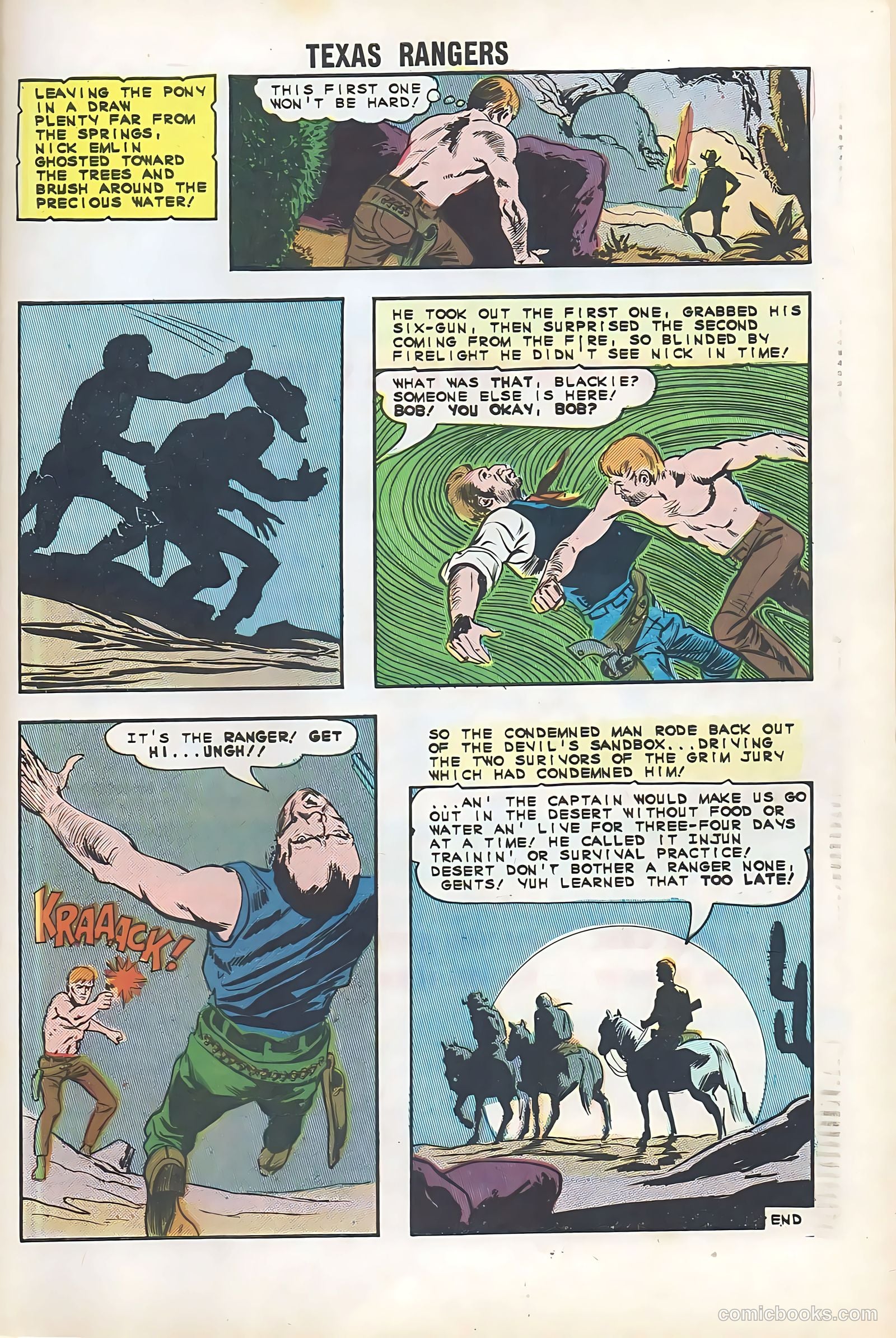 Texas Rangers in Action #50 — page 33 of 36