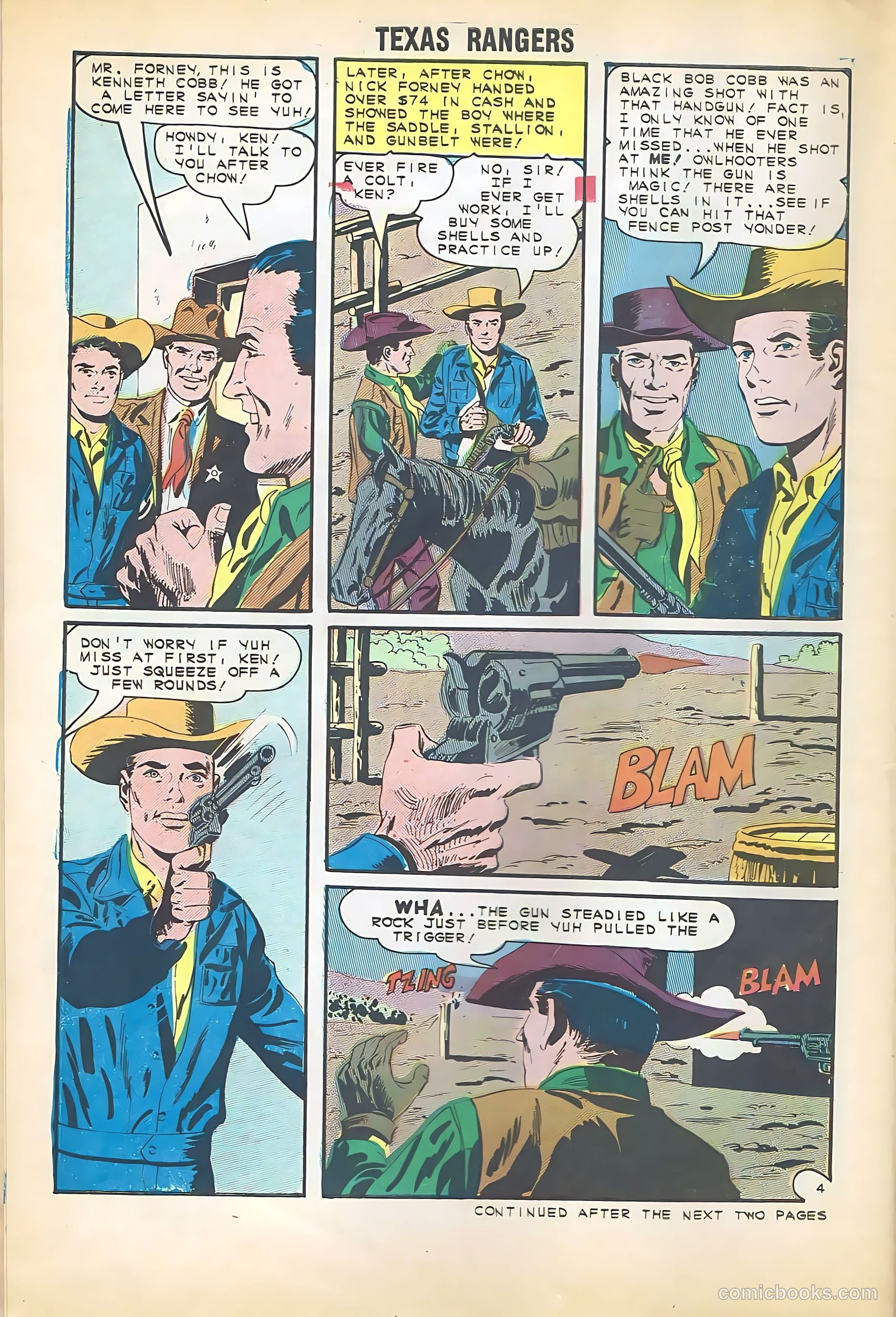 Texas Rangers in Action #51 — page 6 of 36