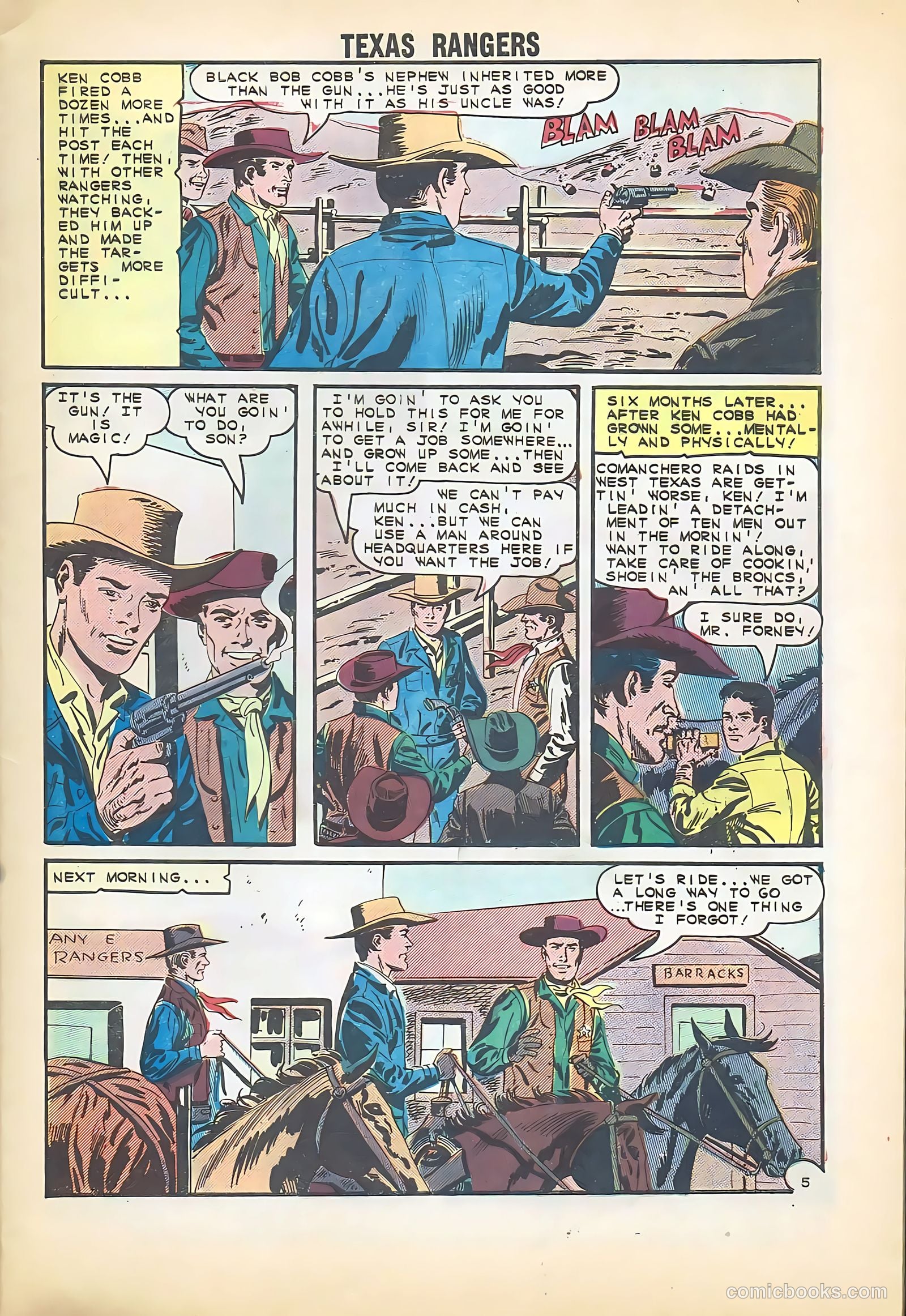 Texas Rangers in Action #51 — page 9 of 36