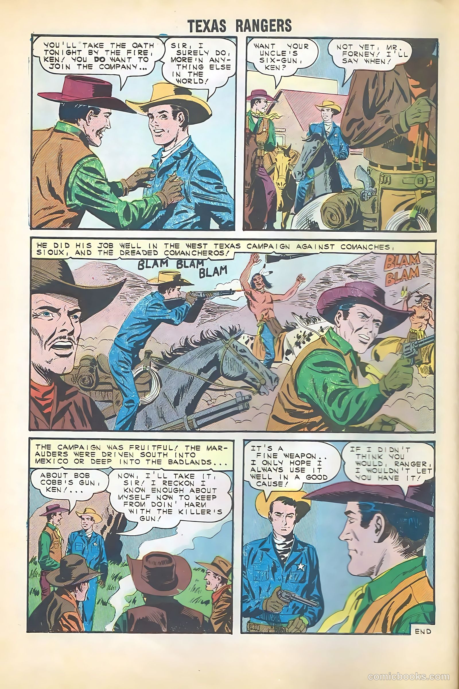 Texas Rangers in Action #51 — page 10 of 36