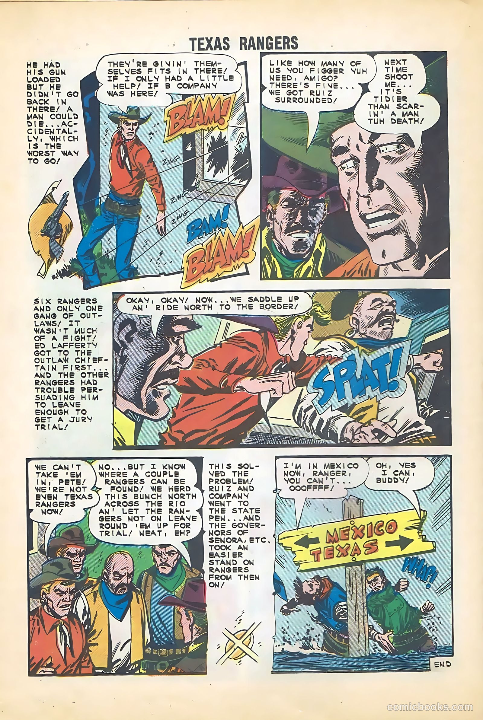 Texas Rangers in Action #51 — page 18 of 36