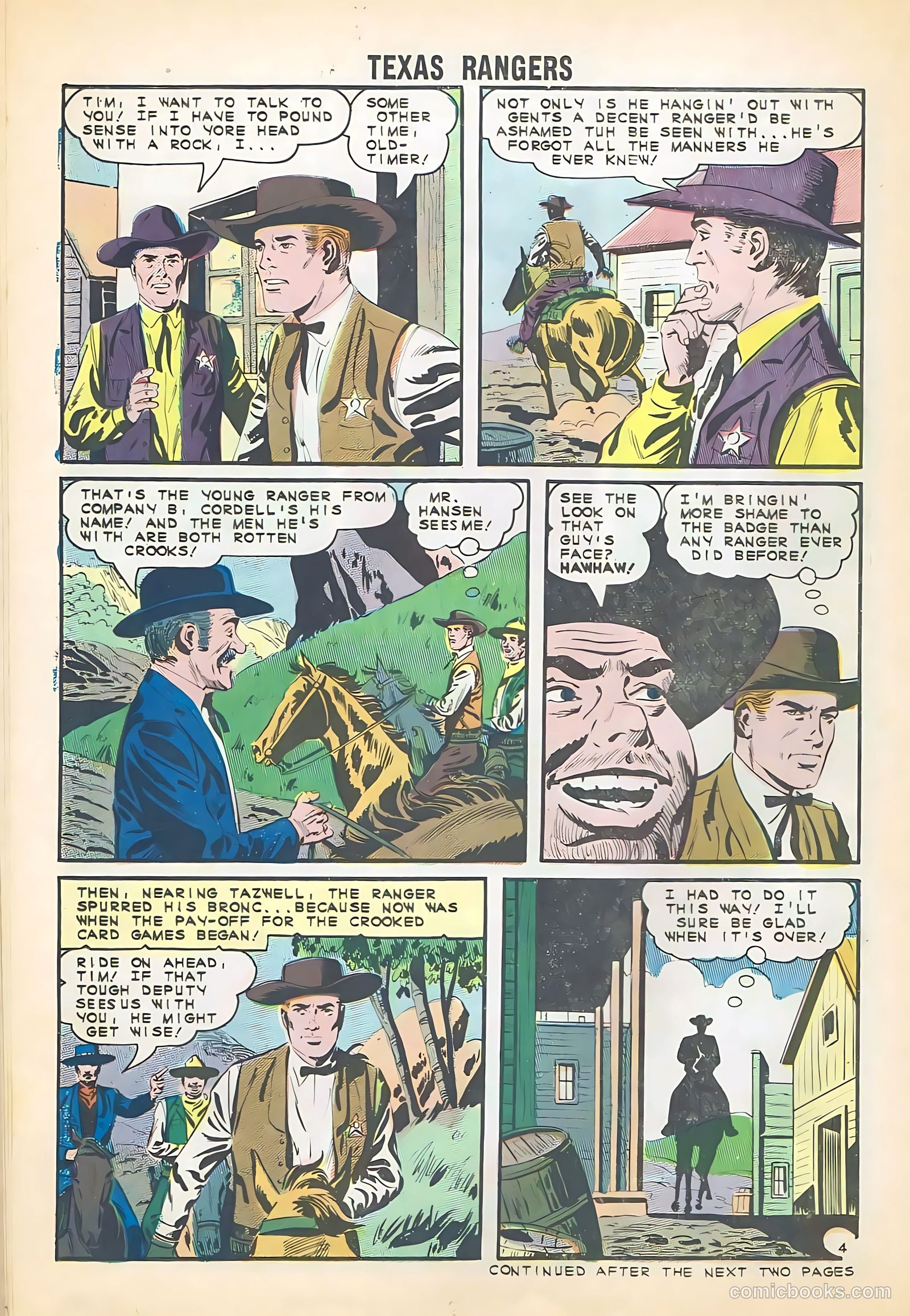 Texas Rangers in Action #51 — page 22 of 36