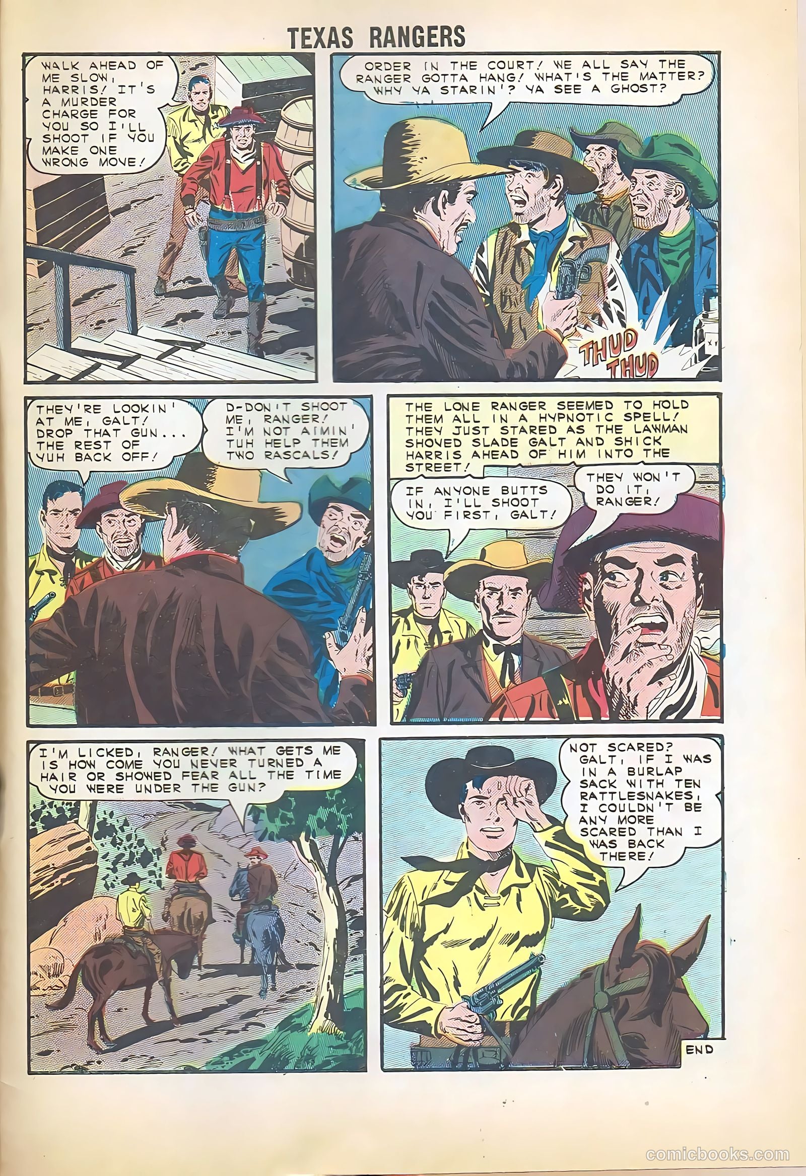 Texas Rangers in Action #51 — page 33 of 36
