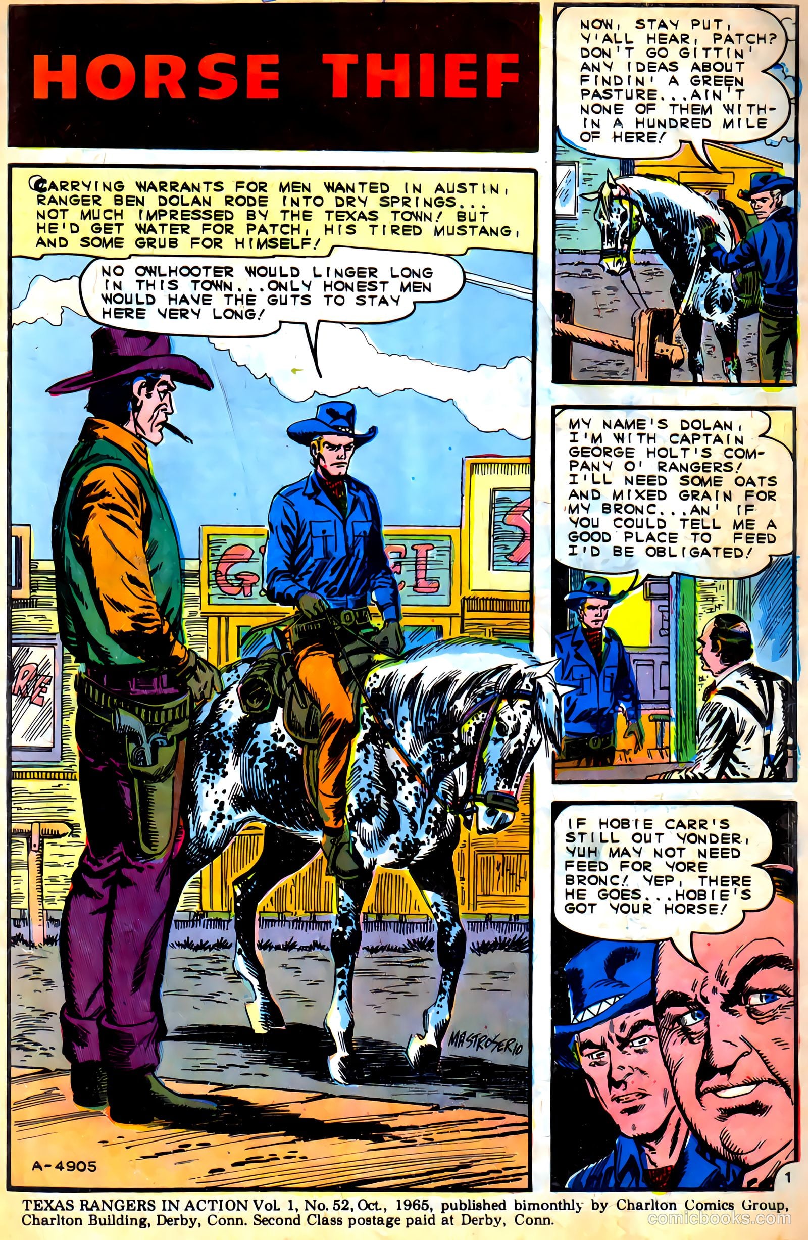 Texas Rangers in Action #52 — page 3 of 36