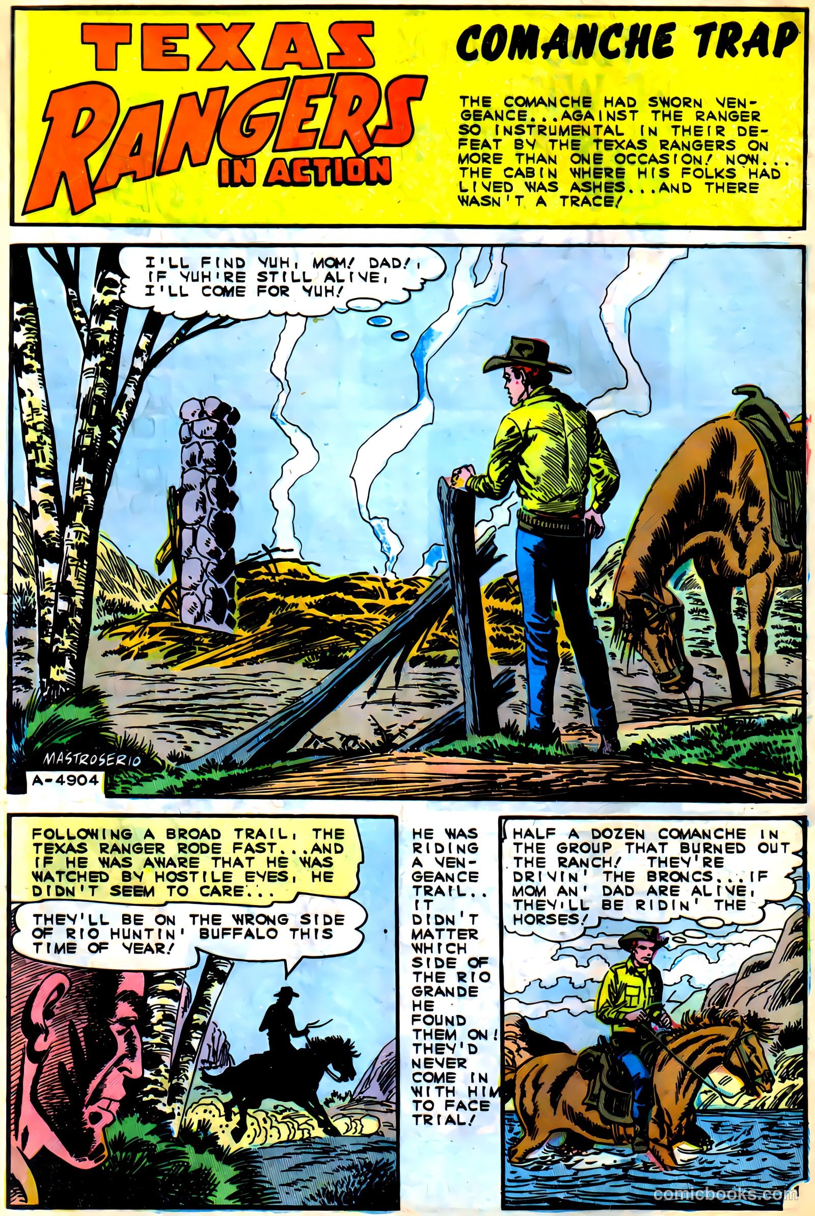 Texas Rangers in Action #52 — page 9 of 36