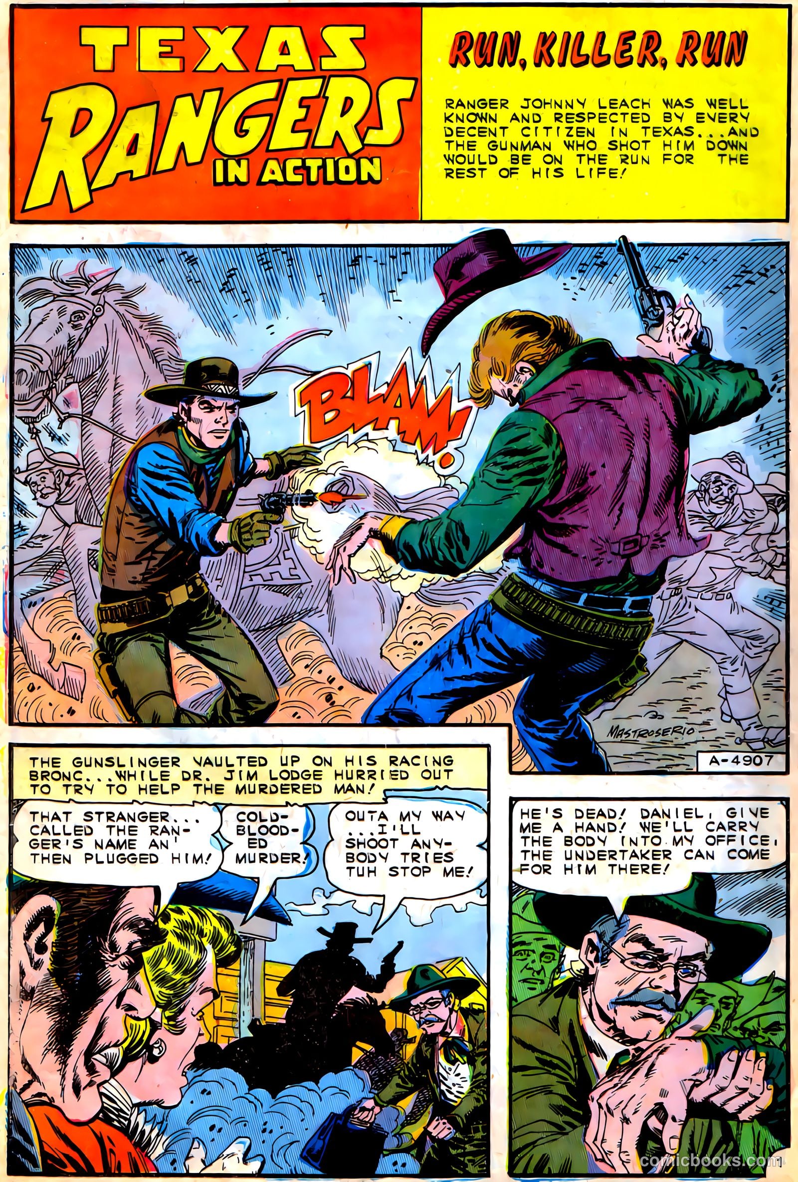 Texas Rangers in Action #52 — page 22 of 36
