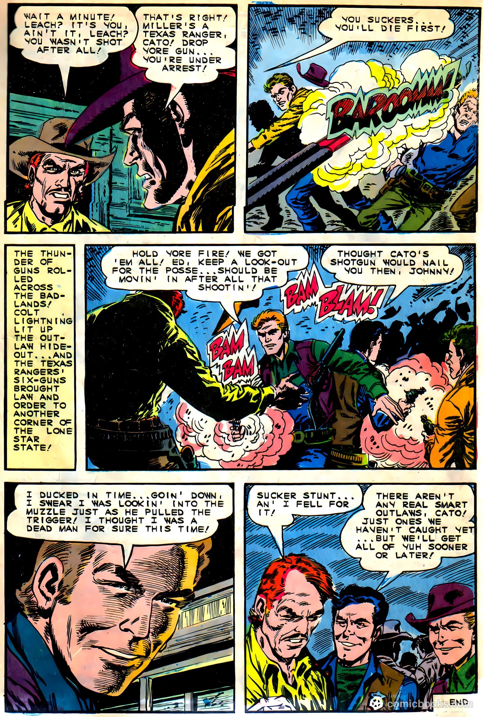 Texas Rangers in Action #52 — page 33 of 36