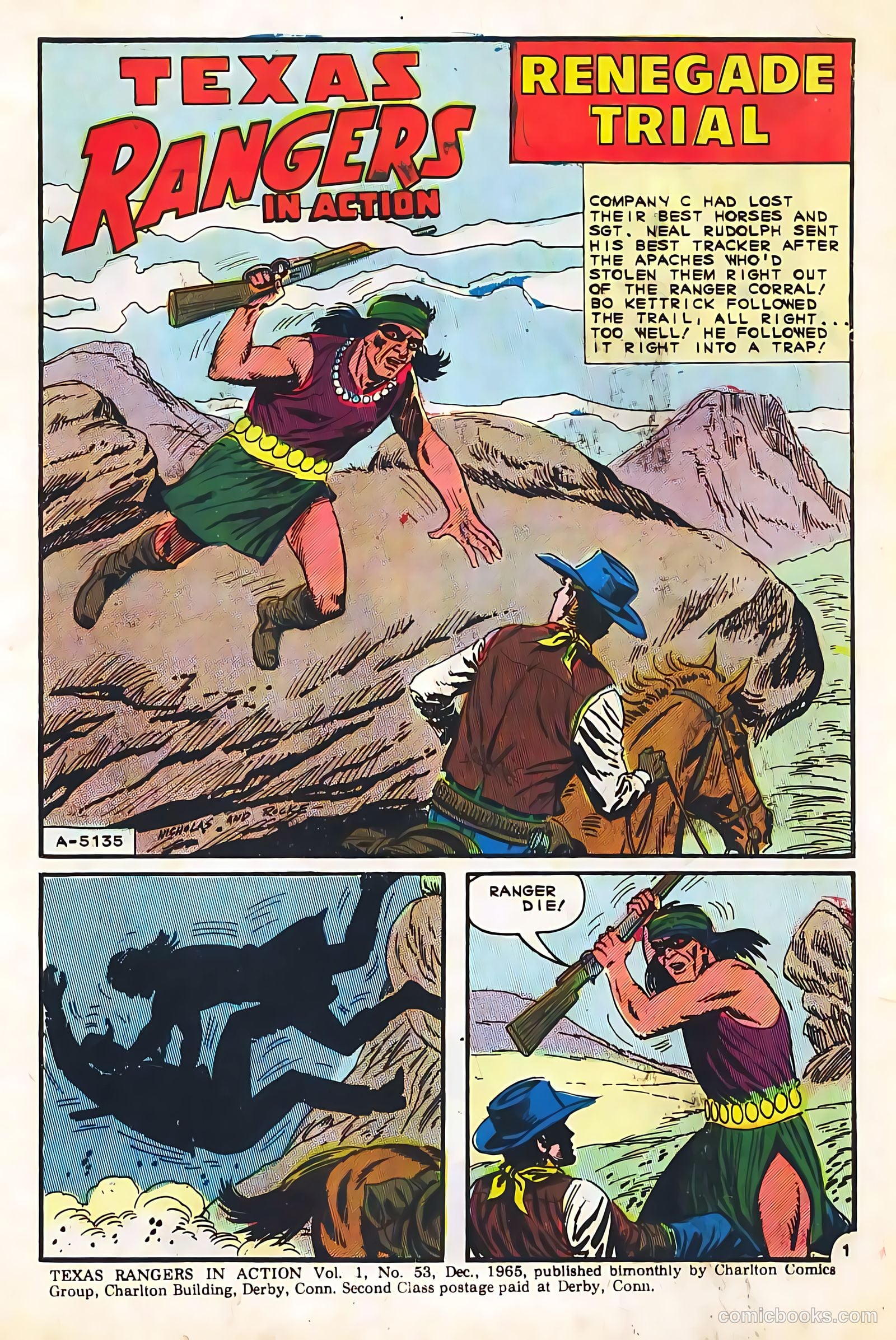 Texas Rangers in Action #53 — page 3 of 36