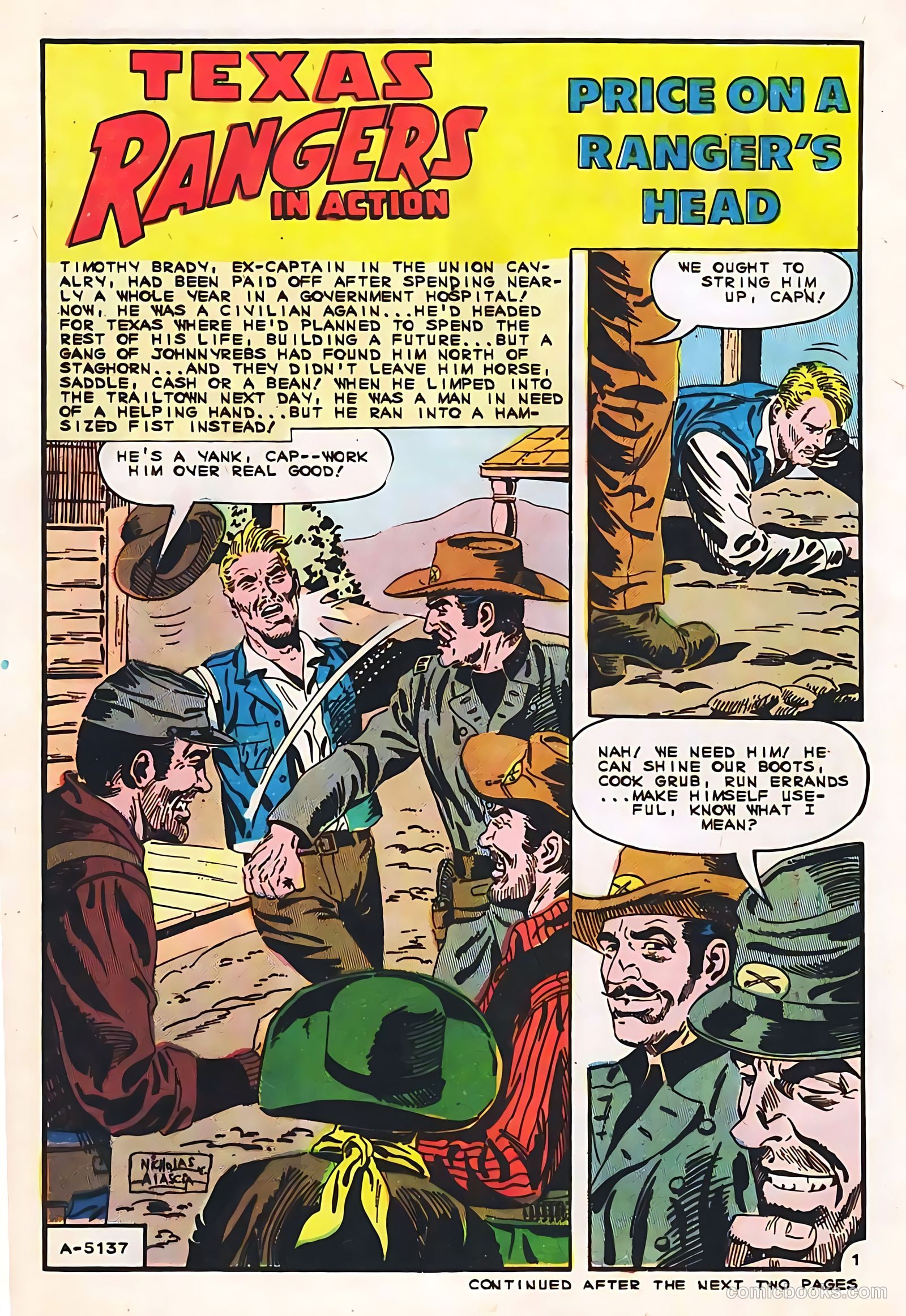 Texas Rangers in Action #53 — page 12 of 36
