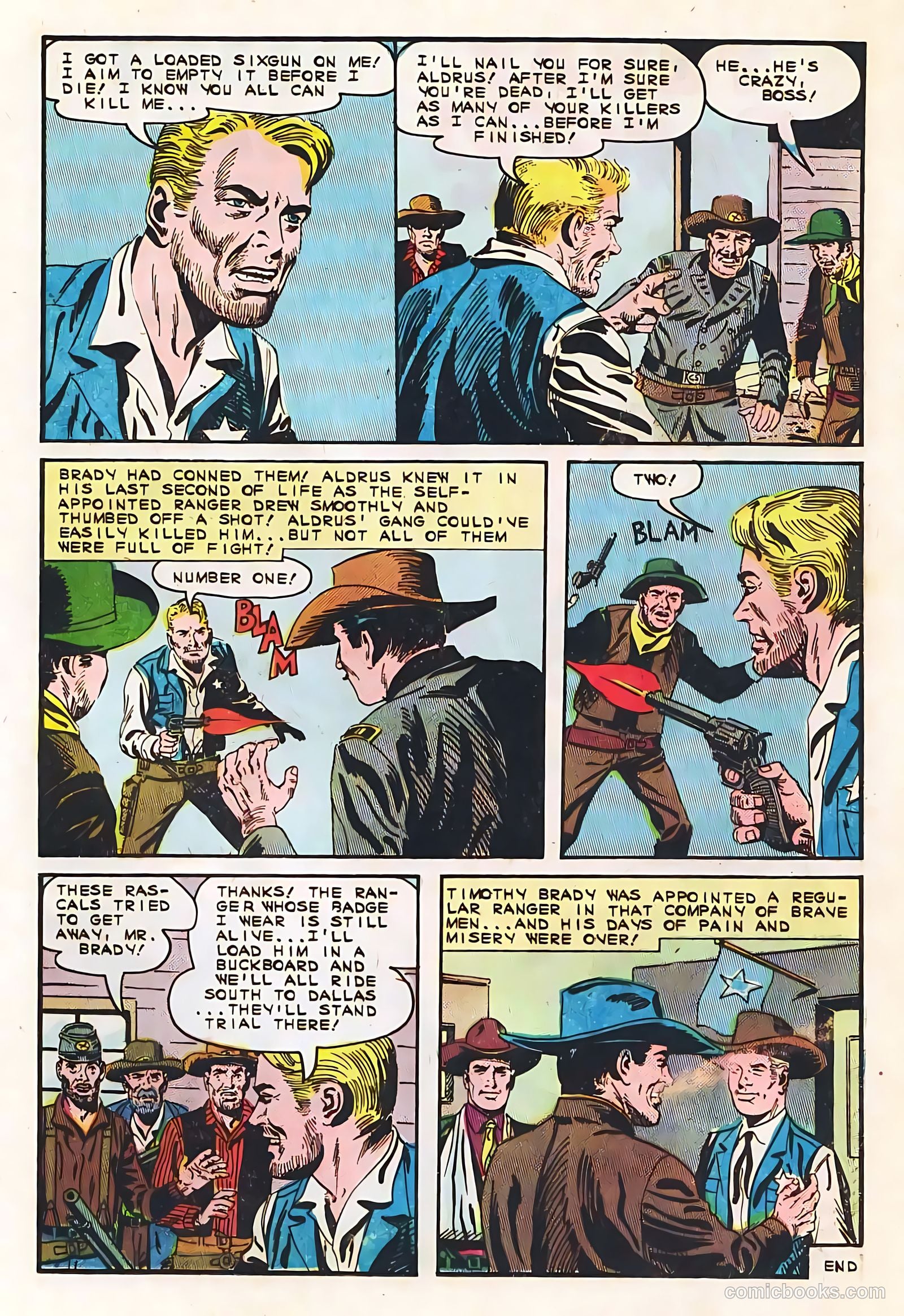 Texas Rangers in Action #53 — page 21 of 36