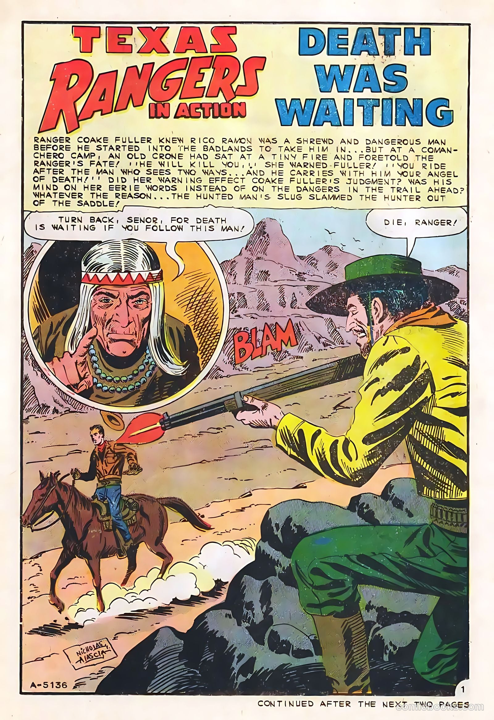 Texas Rangers in Action #53 — page 22 of 36