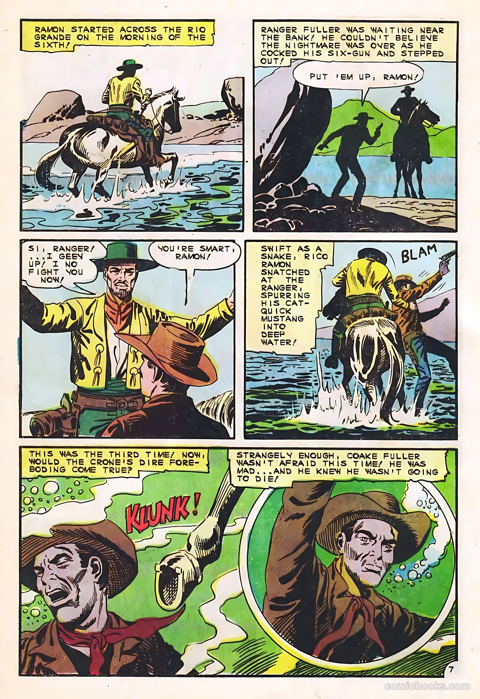 Texas Rangers in Action #53 — page 32 of 36