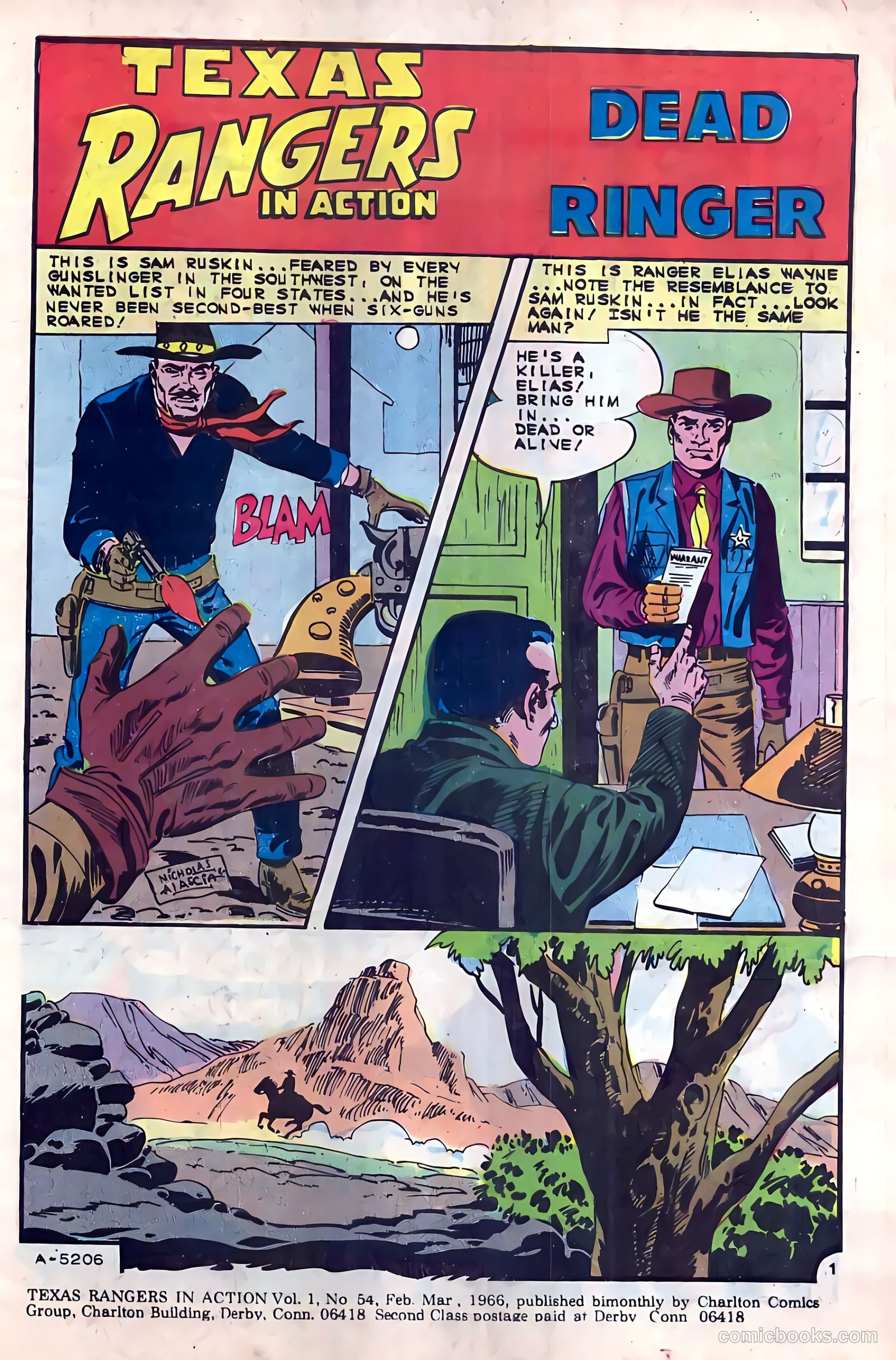 Texas Rangers in Action #54 — page 3 of 36