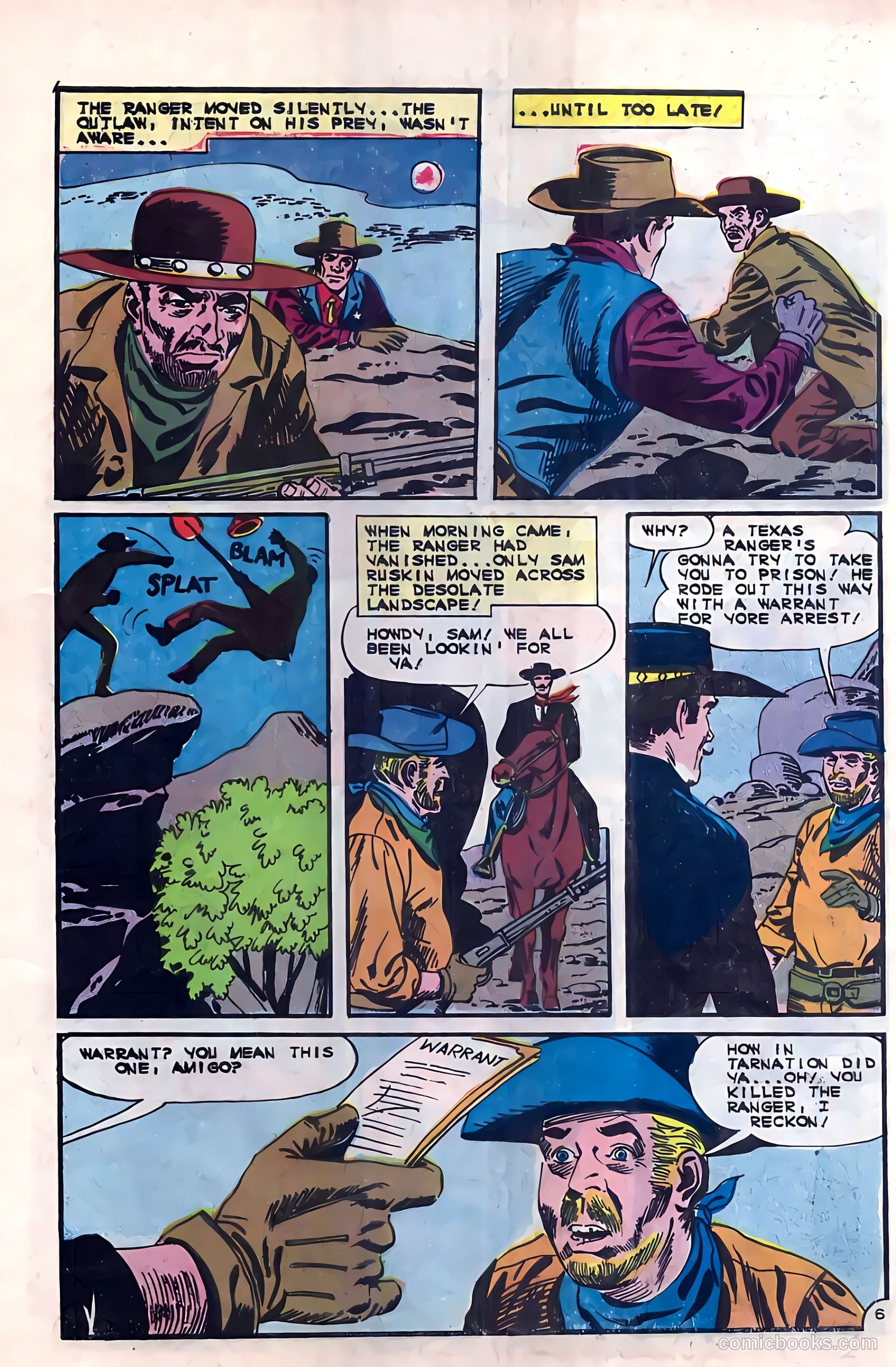 Texas Rangers in Action #54 — page 10 of 36
